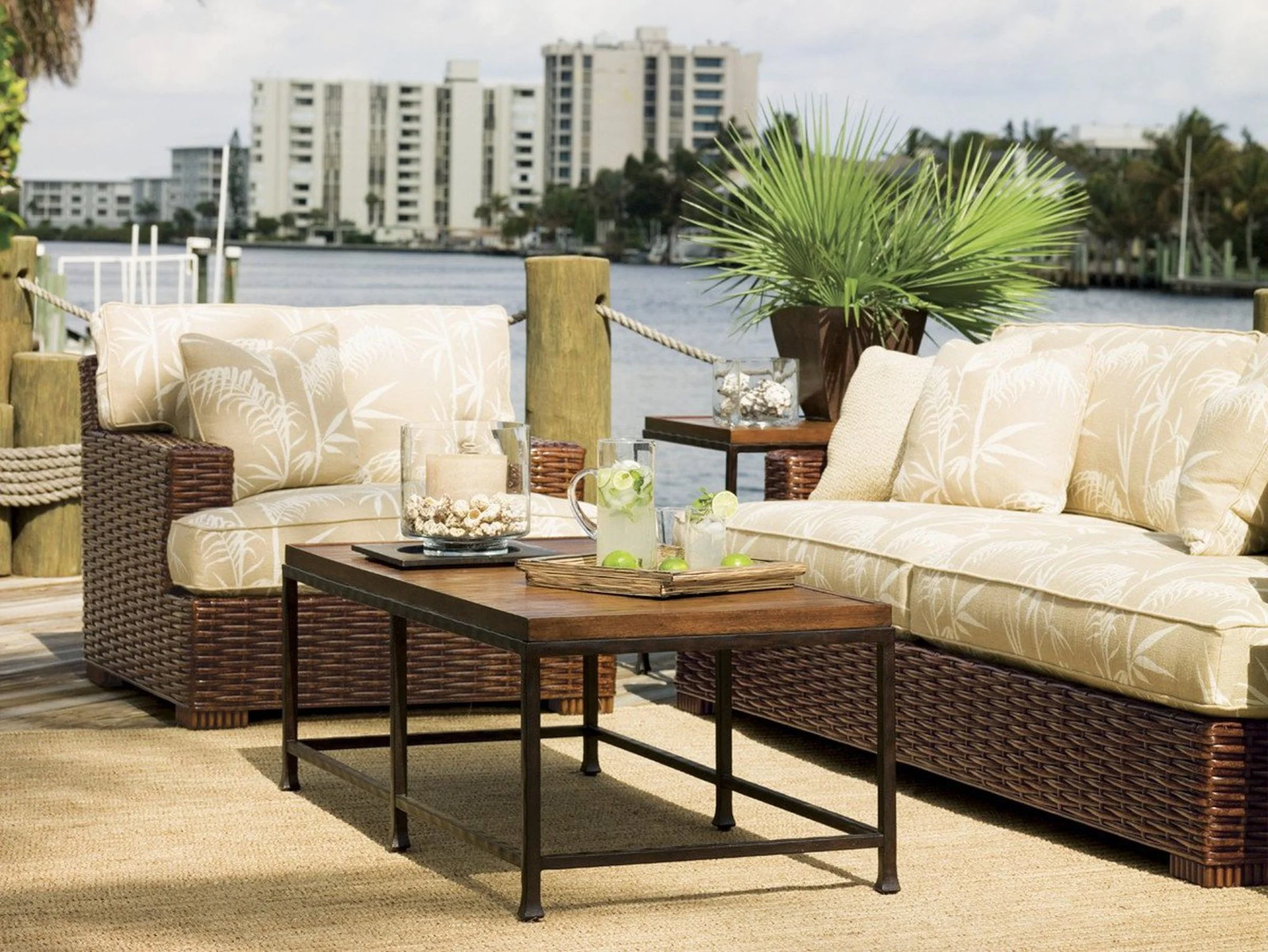 Tommy Bahama Home Ocean Club Ocean Reef Cocktail Table - Image 2