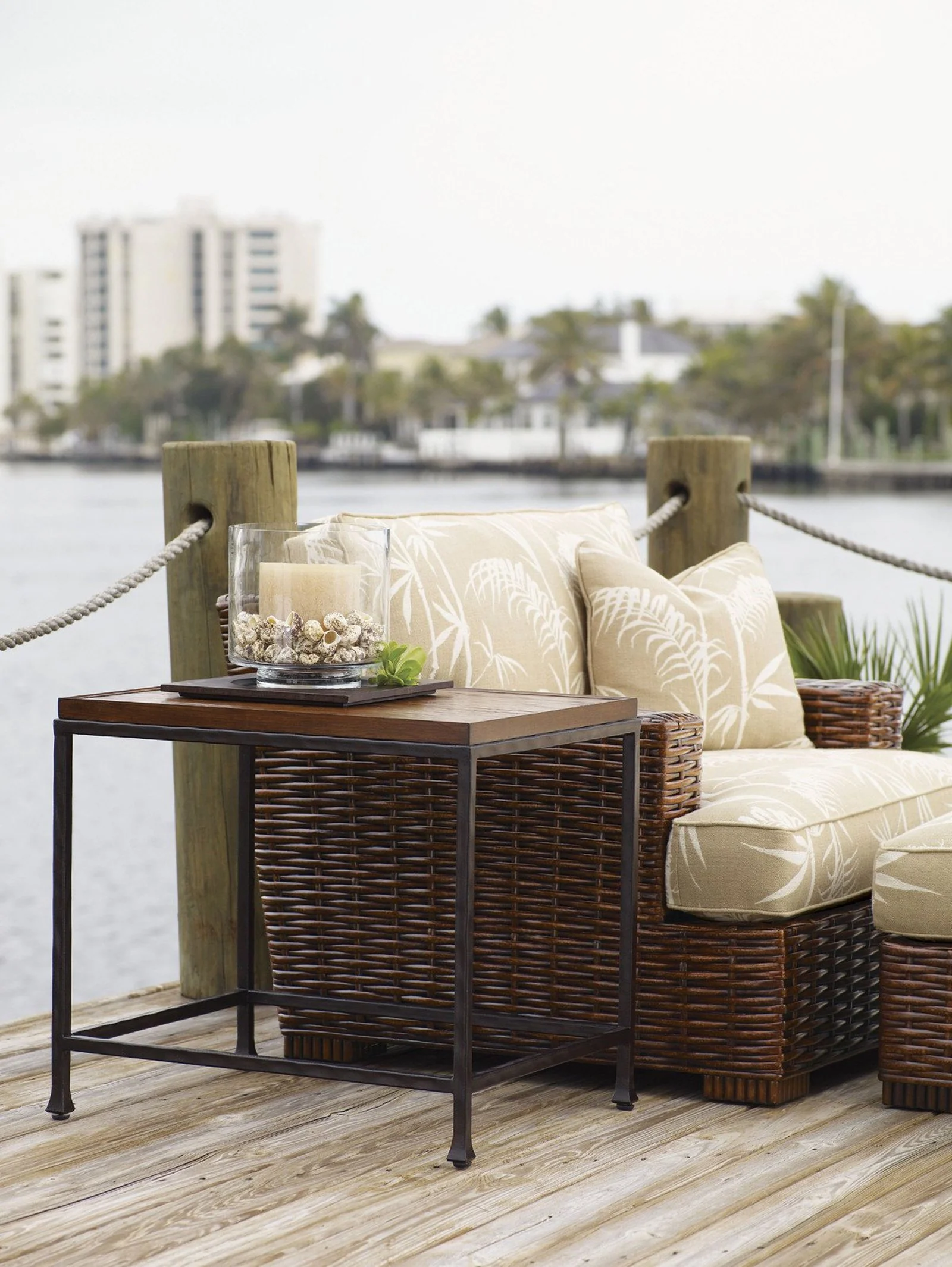 Tommy Bahama Home Ocean Club Ocean Reef End Table - Image 2
