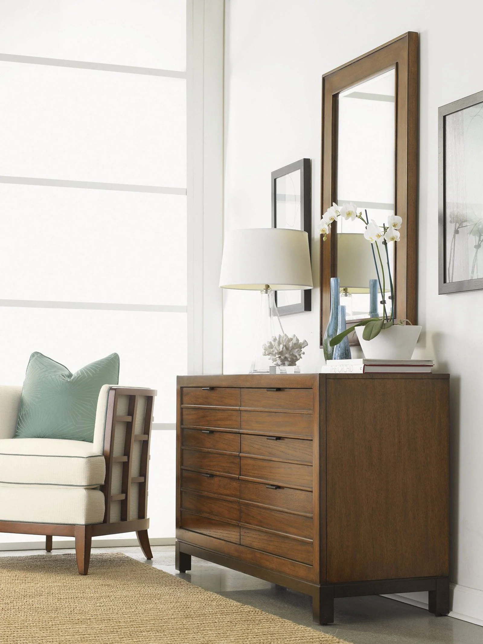 Tommy Bahama Home Ocean Club Palm Isle Mirror - Image 3