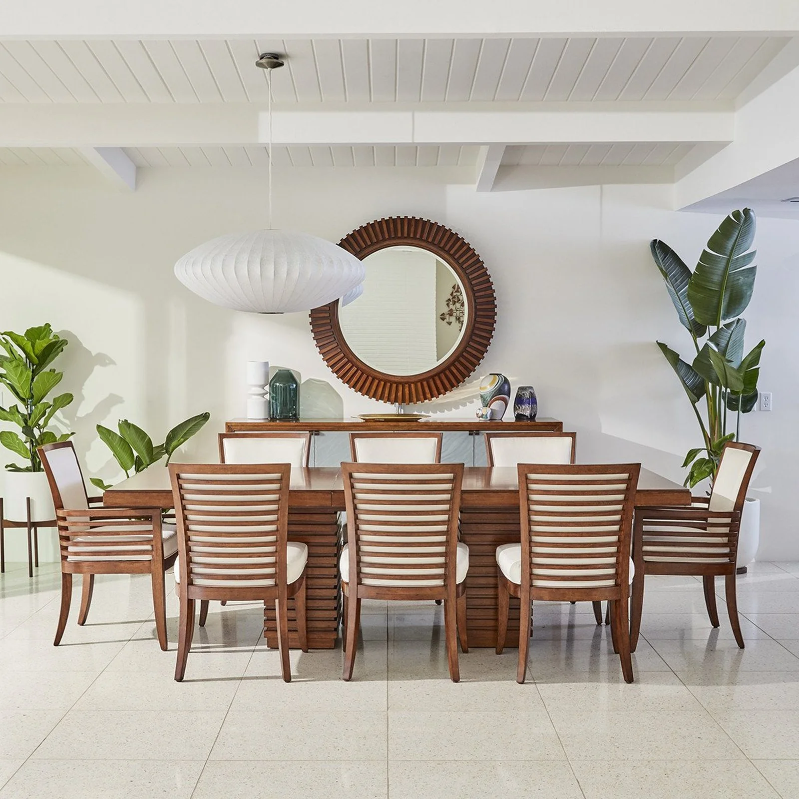 Tommy Bahama Home Ocean Club Peninsula Dining Table - Image 4