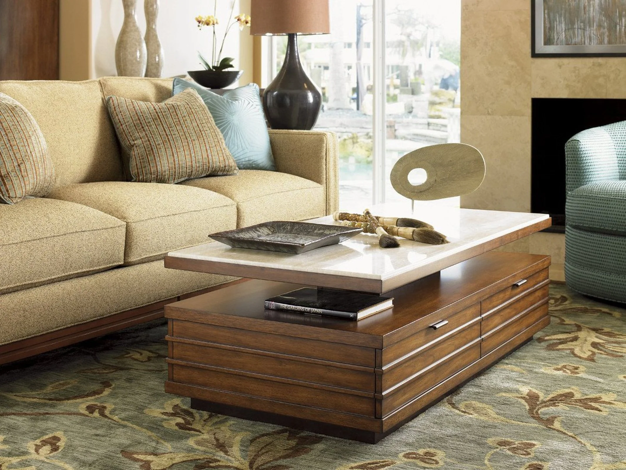 Tommy Bahama Home Ocean Club Solstice Cocktail Table - Image 2