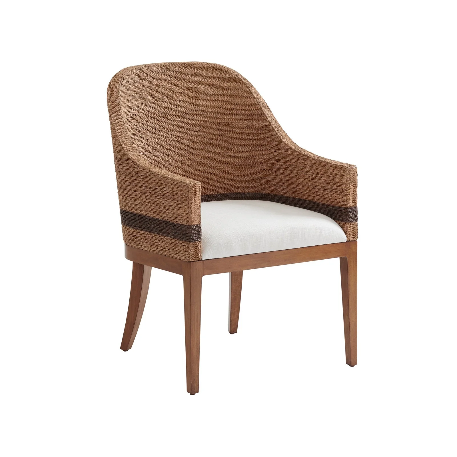 Tommy Bahama Home Palm Desert Bryson Woven Arm Chair - Image 5