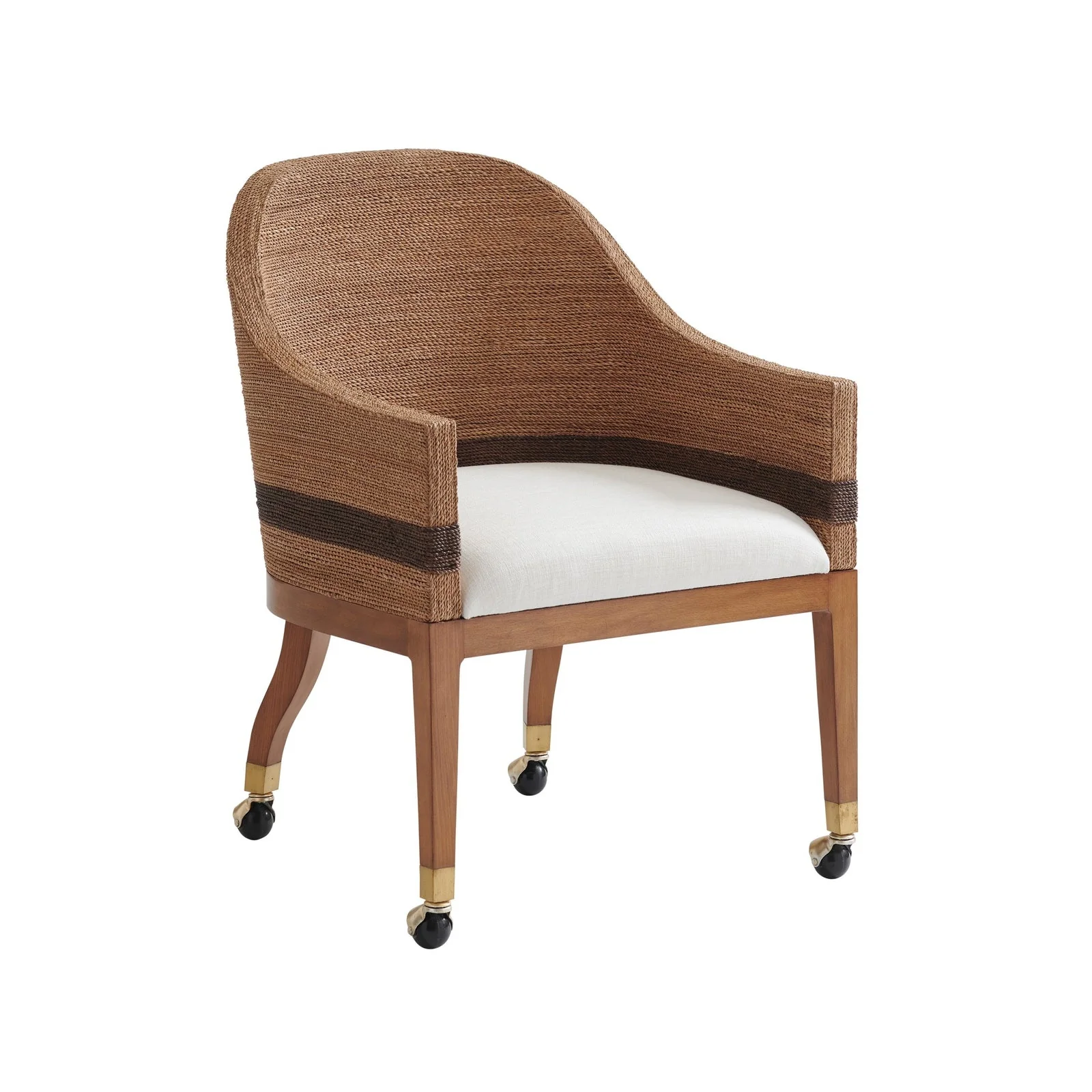 Tommy Bahama Home Palm Desert Dorian Woven Arm Chair - Image 8
