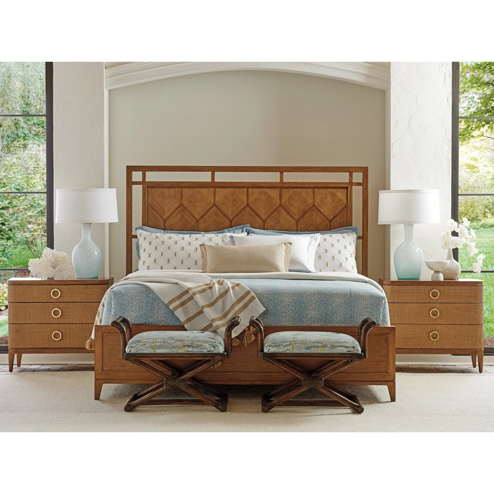 Tommy Bahama Home Palm Desert Echo Beach Bench - Image 3