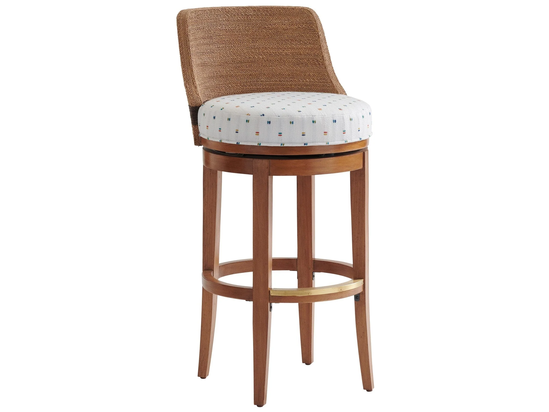 Tommy Bahama Home Palm Desert Kipton Swivel Bar Stool - Image 7