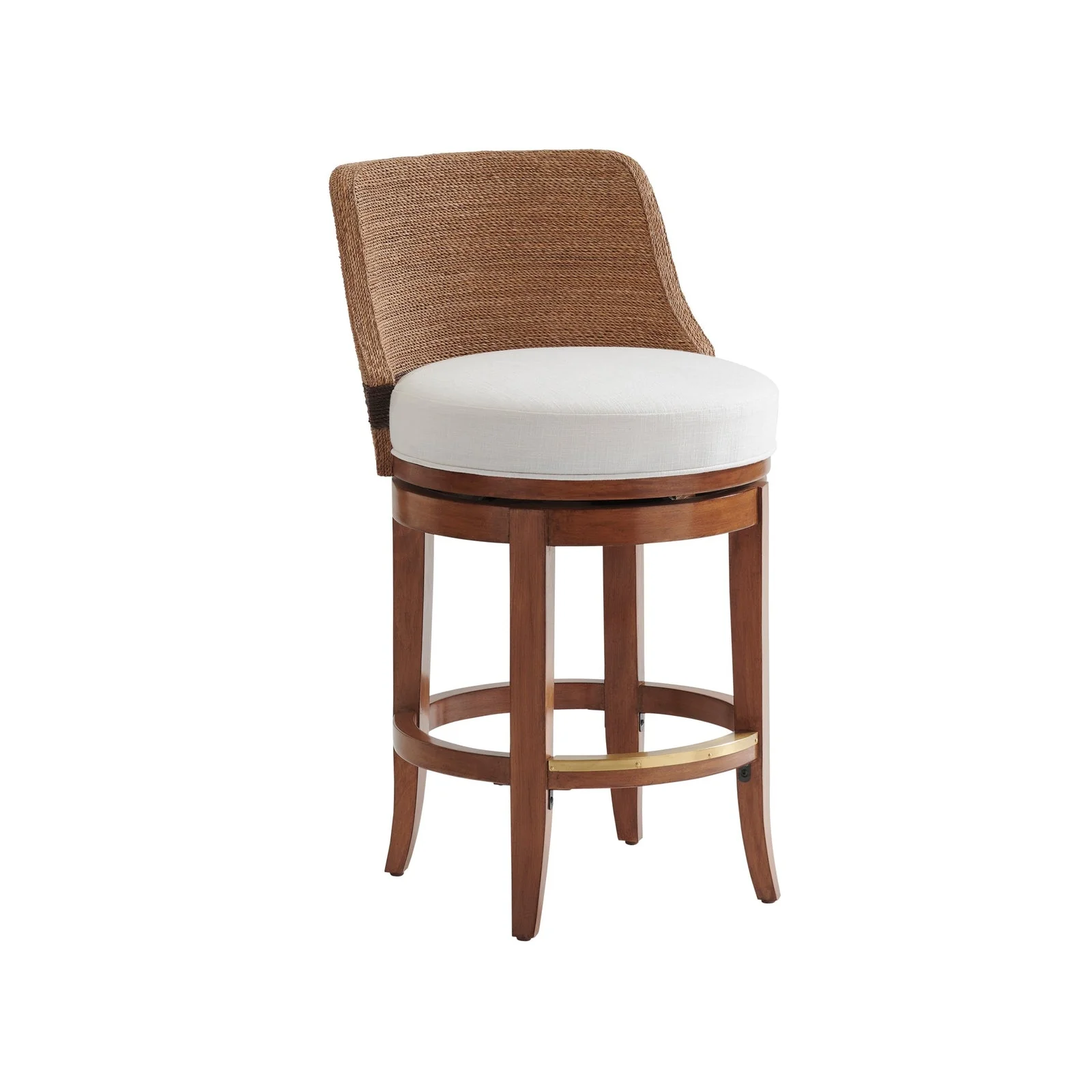 Tommy Bahama Home Palm Desert Kipton Swivel Counter Stool - Image 4