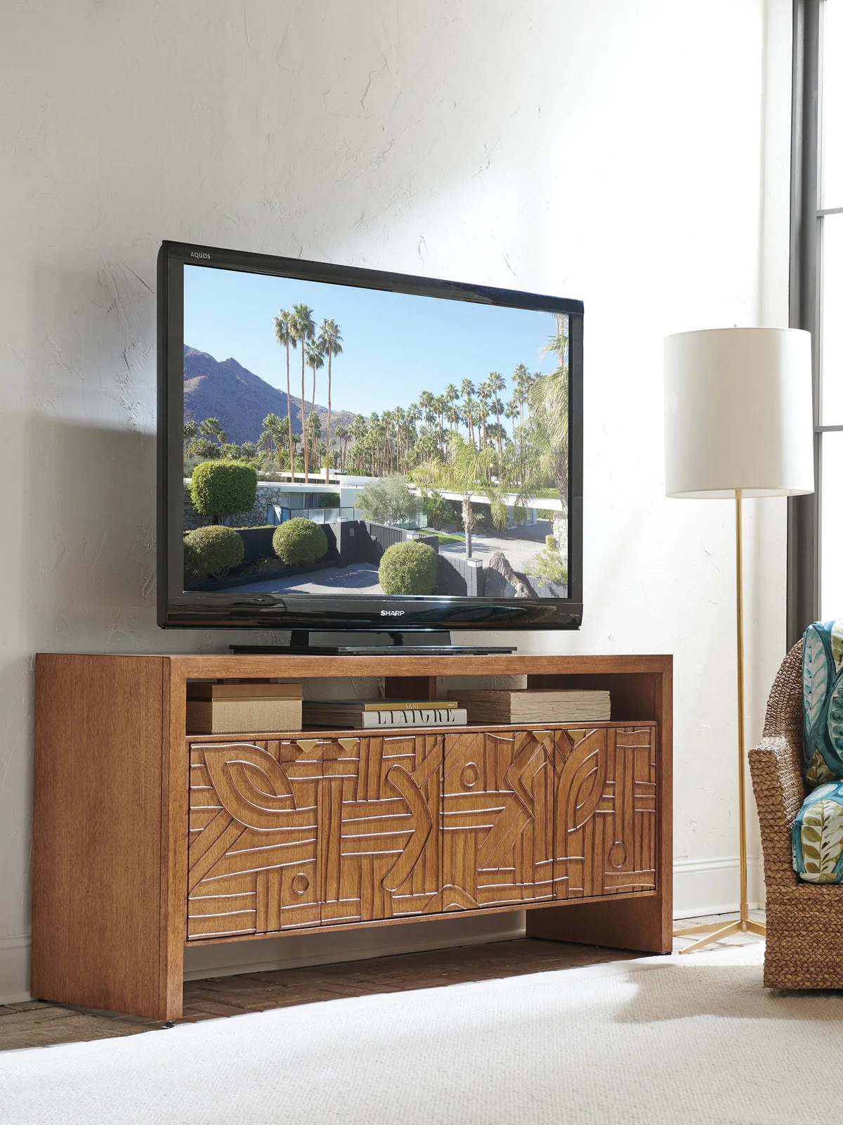 Tommy Bahama Home Palm Desert Manning Media Console - Image 2
