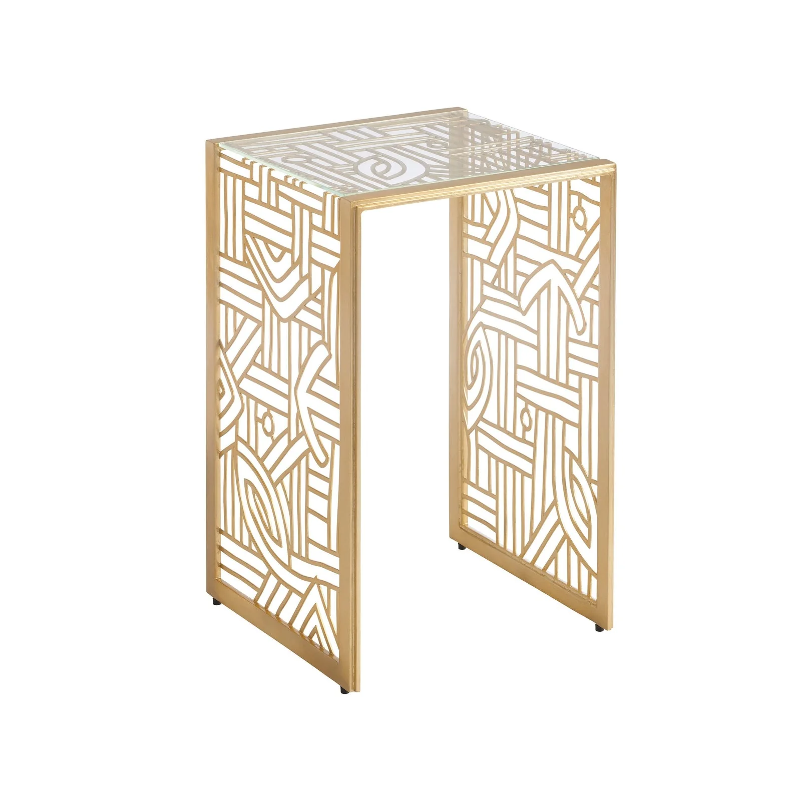 Tommy Bahama Home Palm Desert Redford Metal Accent Table - Image 5