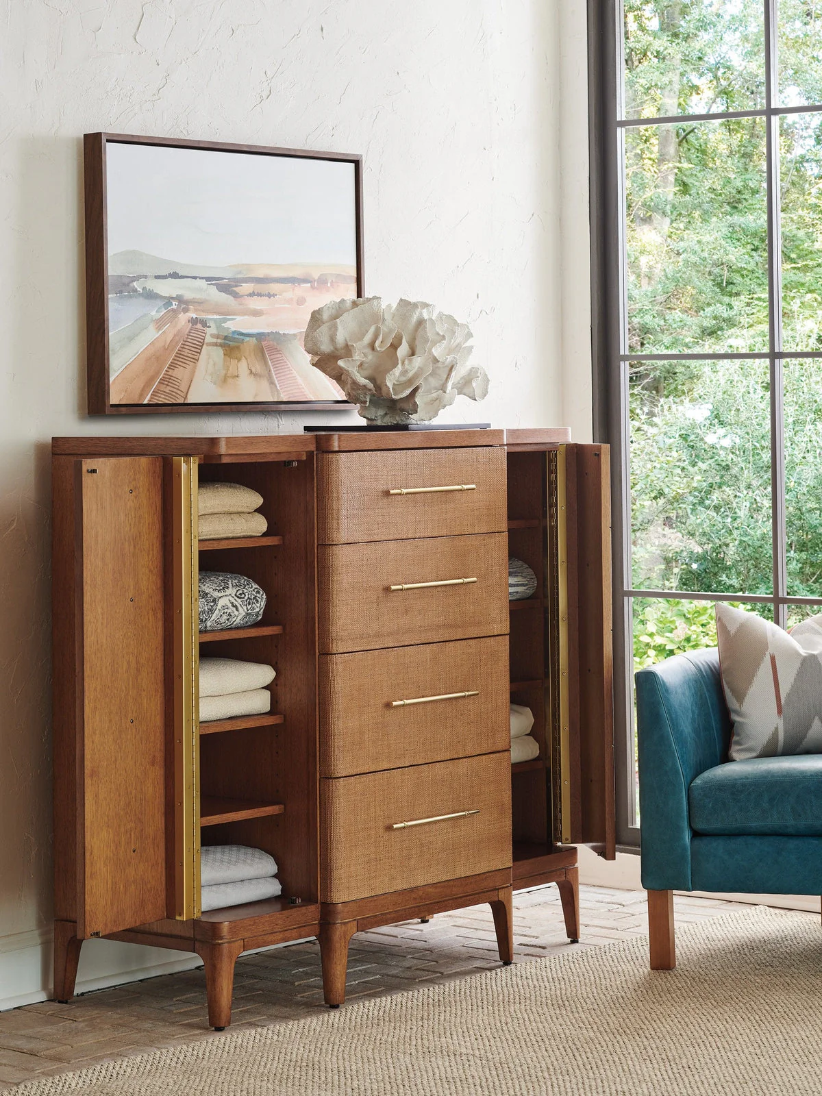 Tommy Bahama Home Palm Desert Remington Gentlemans Chest - Image 3