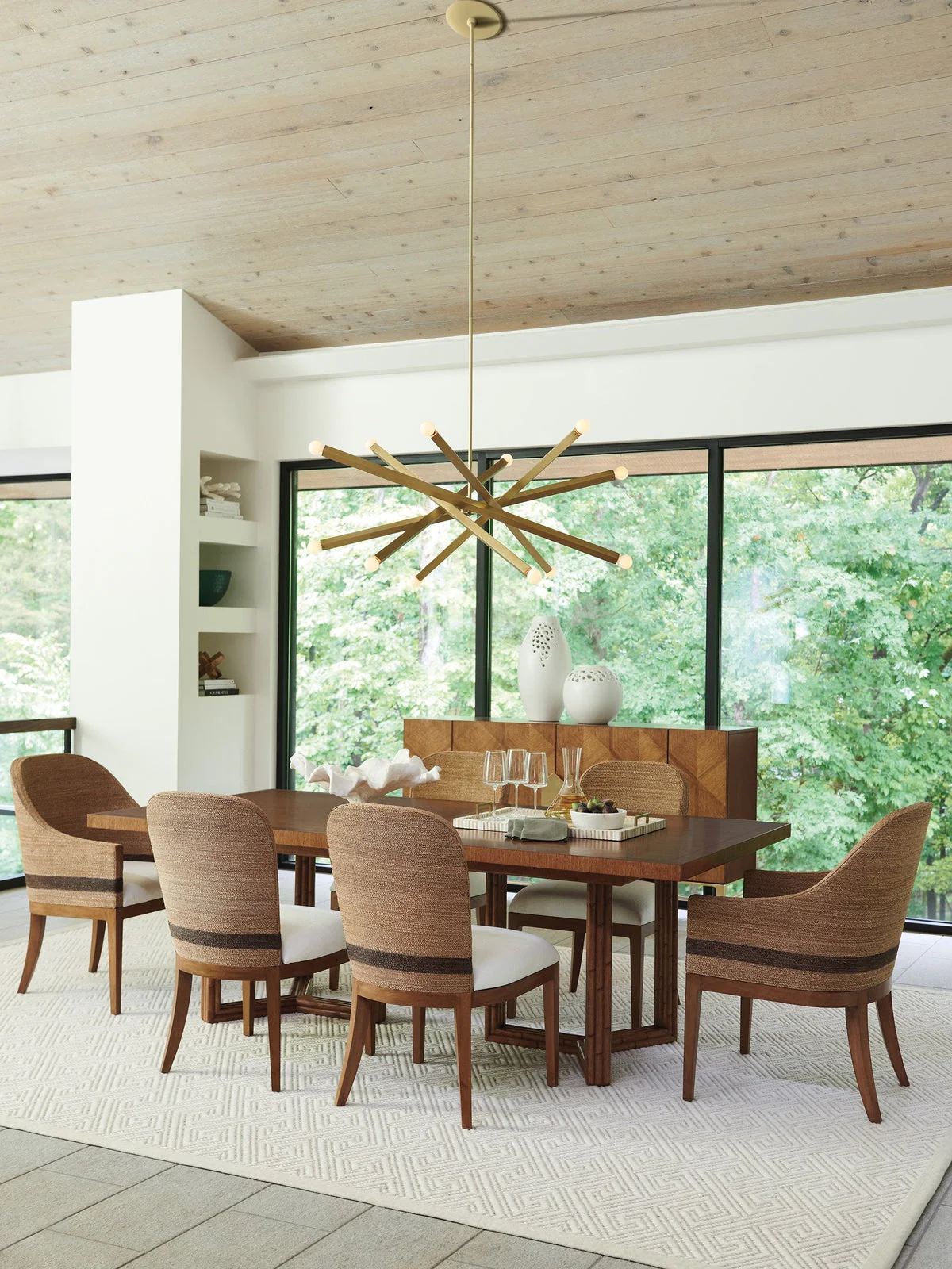Tommy Bahama Home Palm Desert San Marino Double Pedestal Dining Table - Image 3