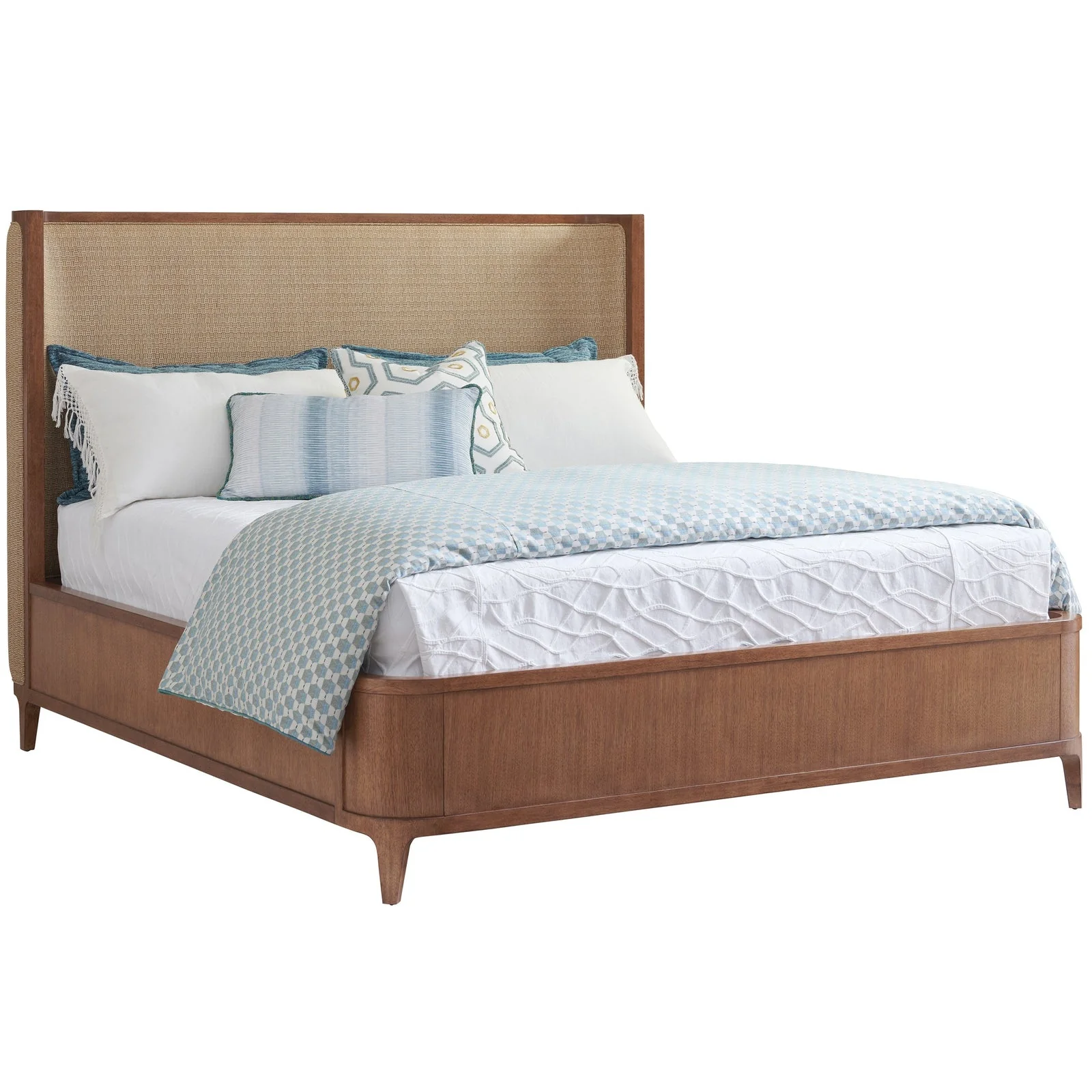 Tommy Bahama Home Palm Desert Villa Park Upholstered Bed - Image 4