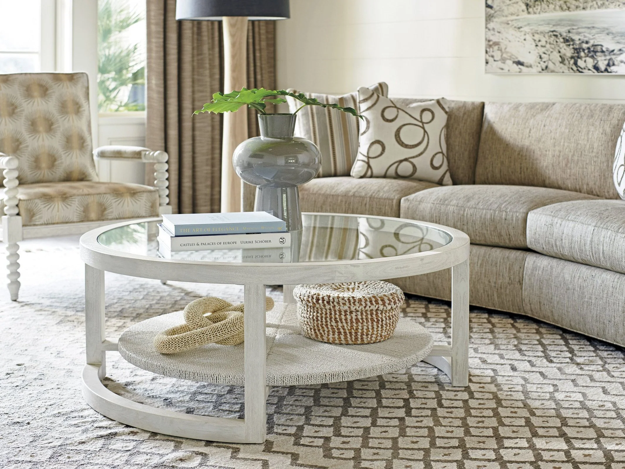 Tommy Bahama Home Ocean Breeze Pompano Round Cocktail Table - Image 2
