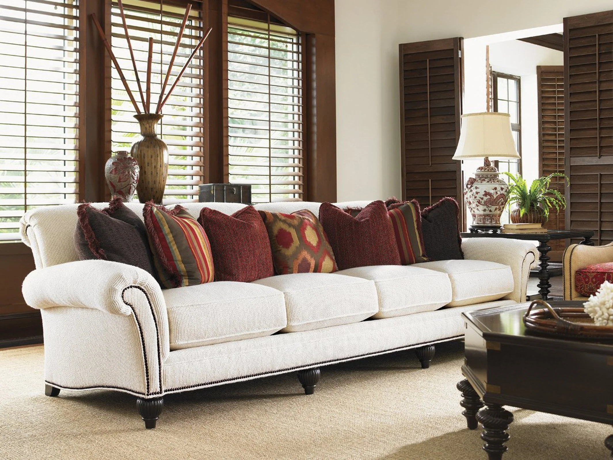 Tommy Bahama Home Royal Kahala Edgewater Extended Sofa - Image 2