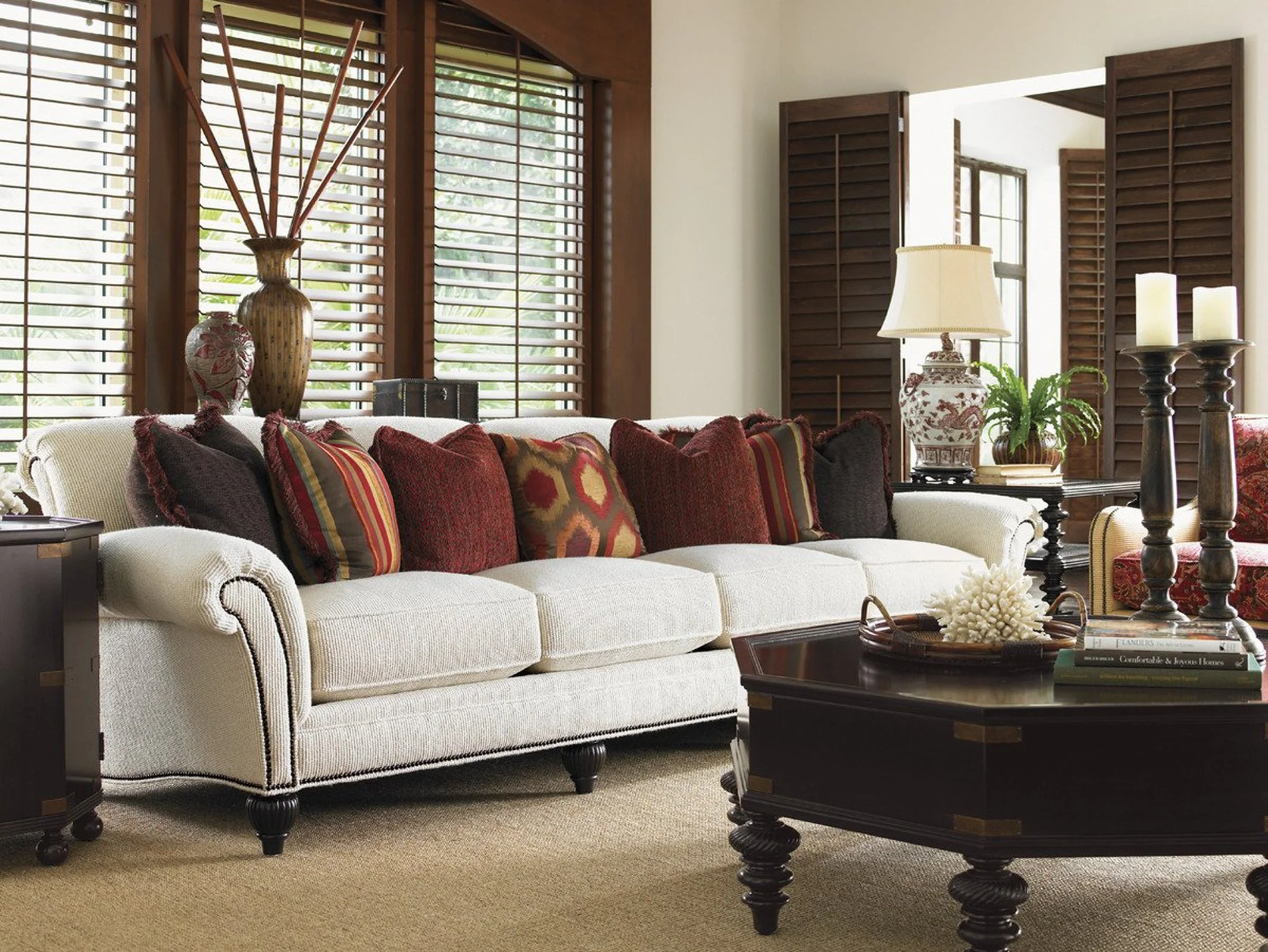 Tommy Bahama Home Royal Kahala Edgewater Extended Sofa - Image 3