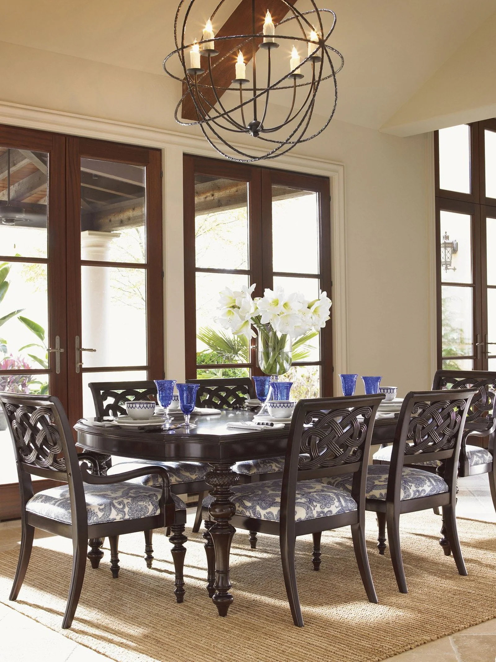 Tommy Bahama Home Royal Kahala Islands Edge Dining Table - Image 3