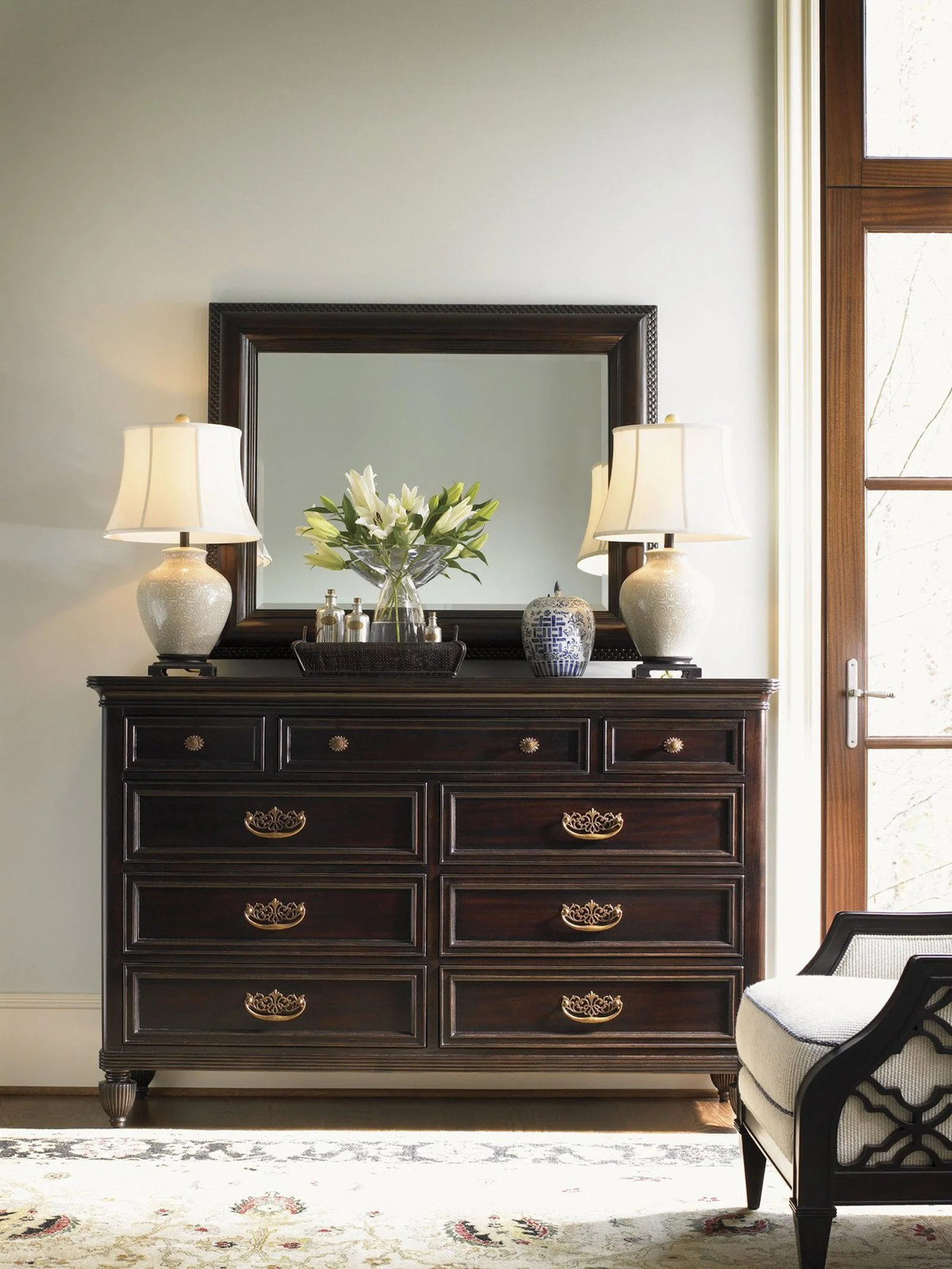 Tommy Bahama Home Royal Kahala Landscape Mirror - Image 4