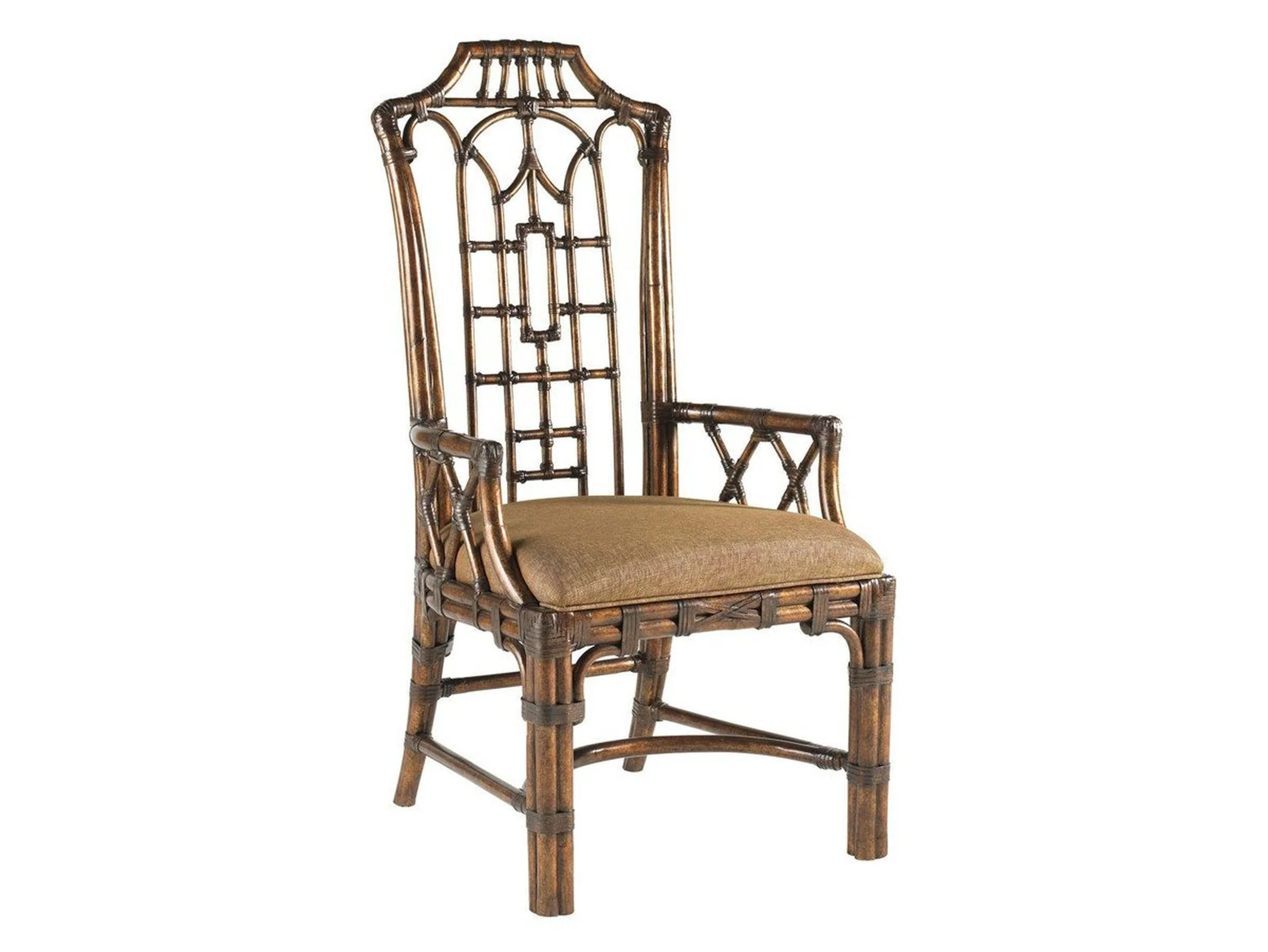 Tommy Bahama Home Royal Kahala Pacific Rim Arm Chair As Shown - Image 5