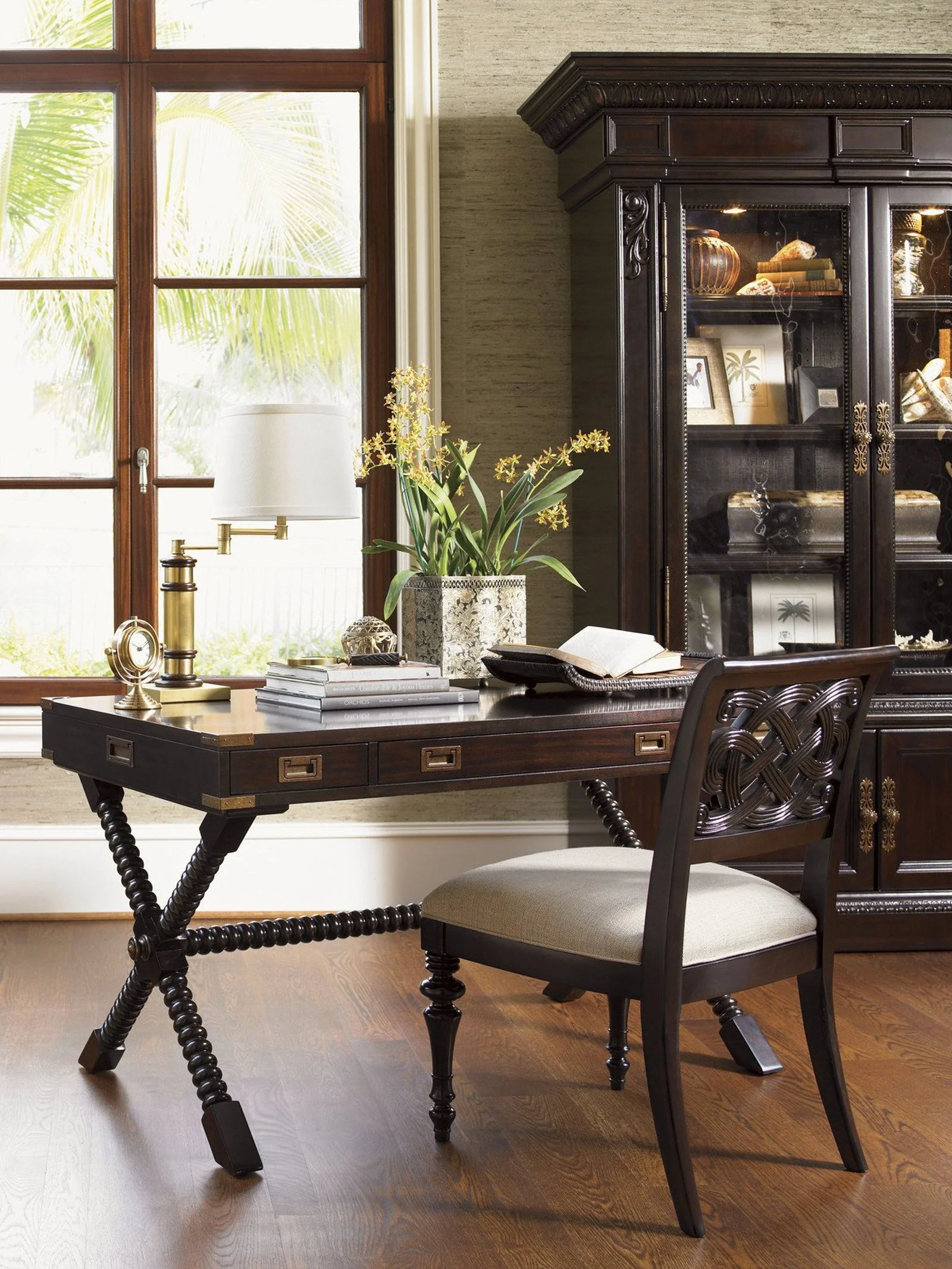 Tommy Bahama Home Royal Kahala Poets Crossing Writing Desk - Image 4
