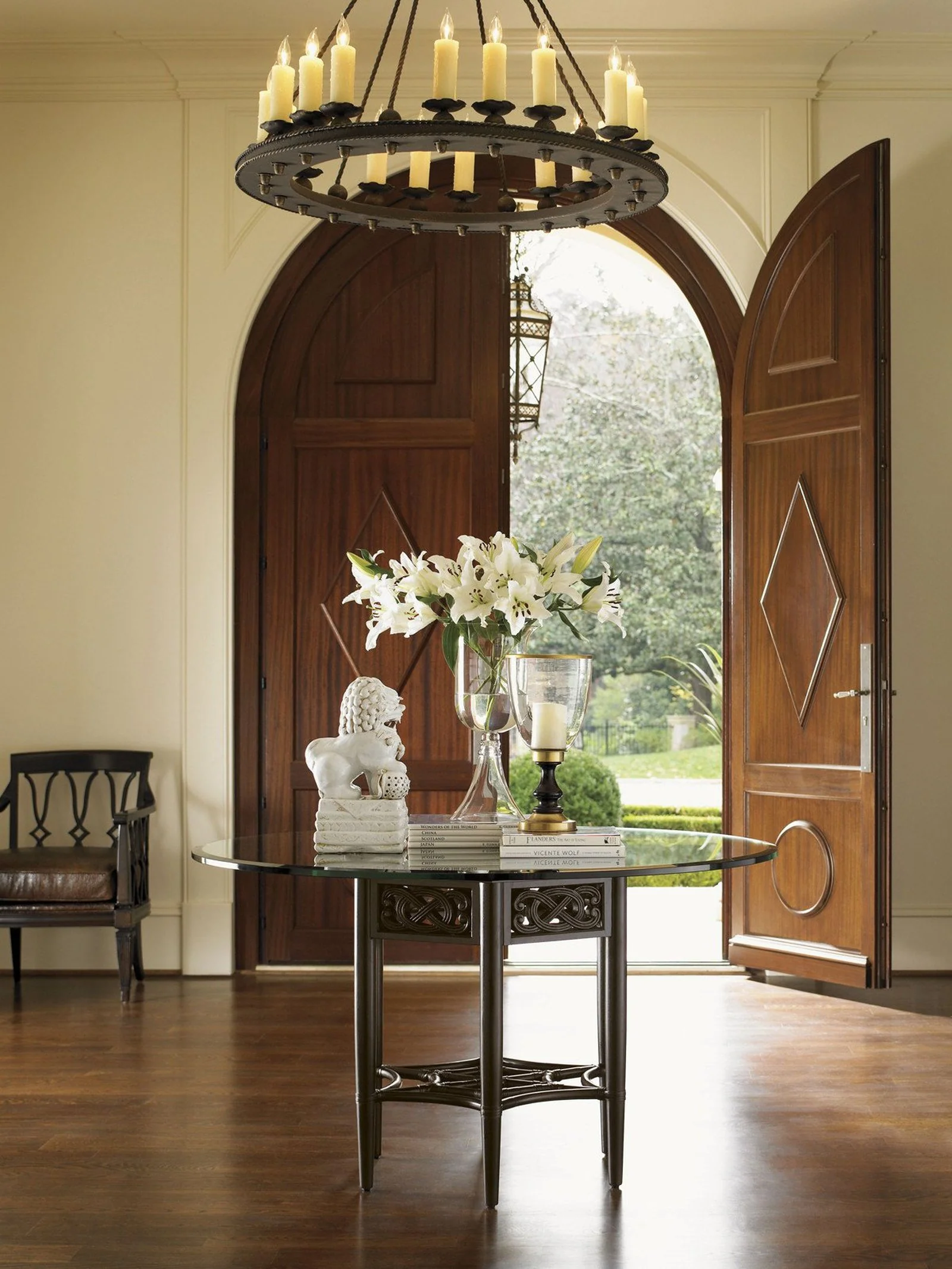 Tommy Bahama Home Royal Kahala Sugar And Lace Dining Table - Image 5
