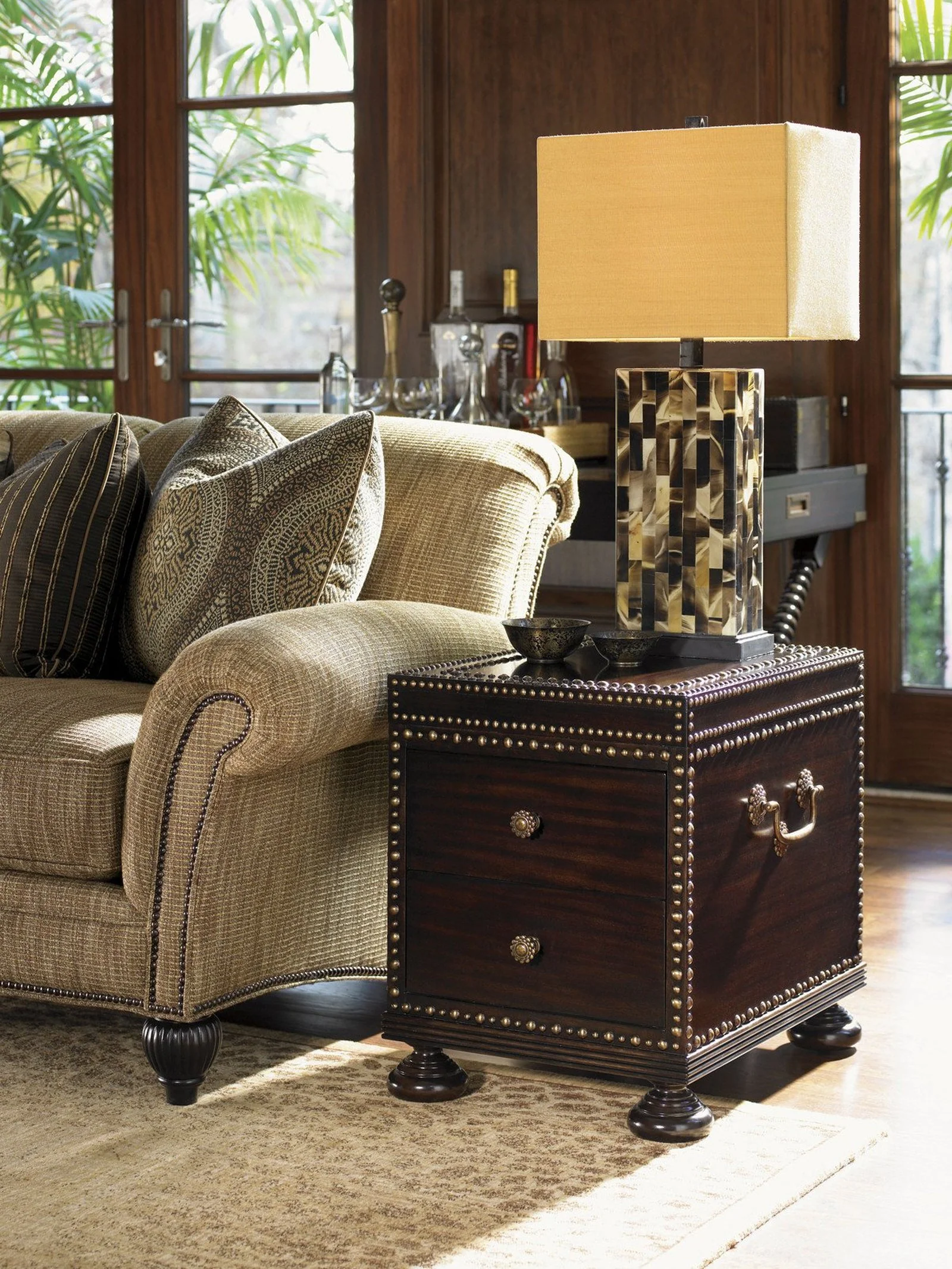 Tommy Bahama Home Royal Kahala Sunset Cay Lamp Table - Image 2