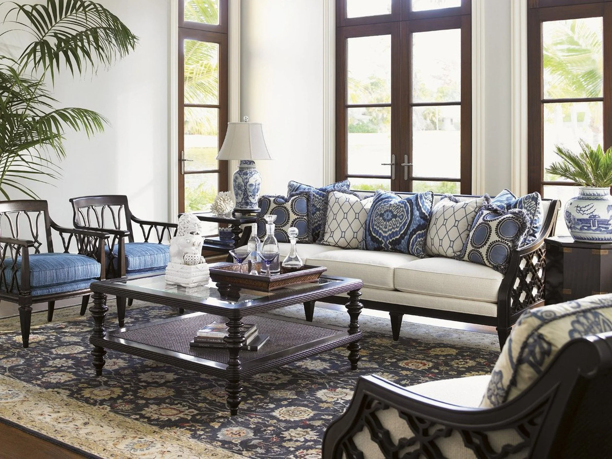 Tommy Bahama Home Royal Kahala Tropic Cocktail Table - Image 3