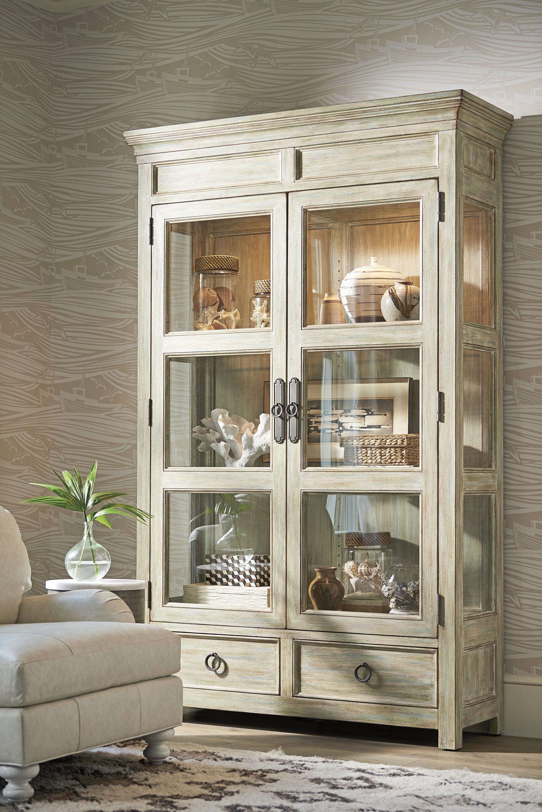 Tommy Bahama Home Sanctuary Curio China - Image 2