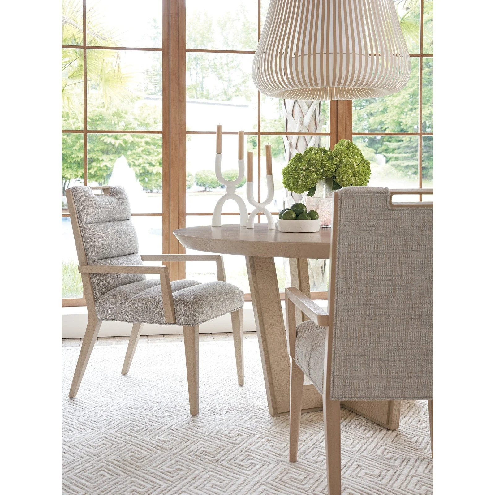 Tommy Bahama Home Sunset Key Aiden Channeled Upholstered Arm Chair - Image 5