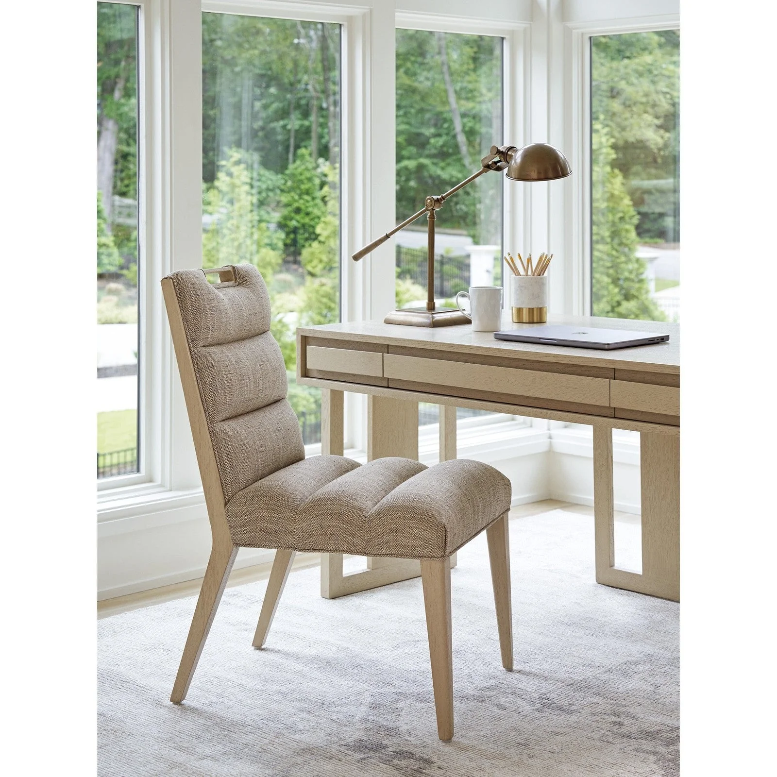 Tommy Bahama Home Sunset Key Aiden Channeled Upholstered Side Chair - Image 5