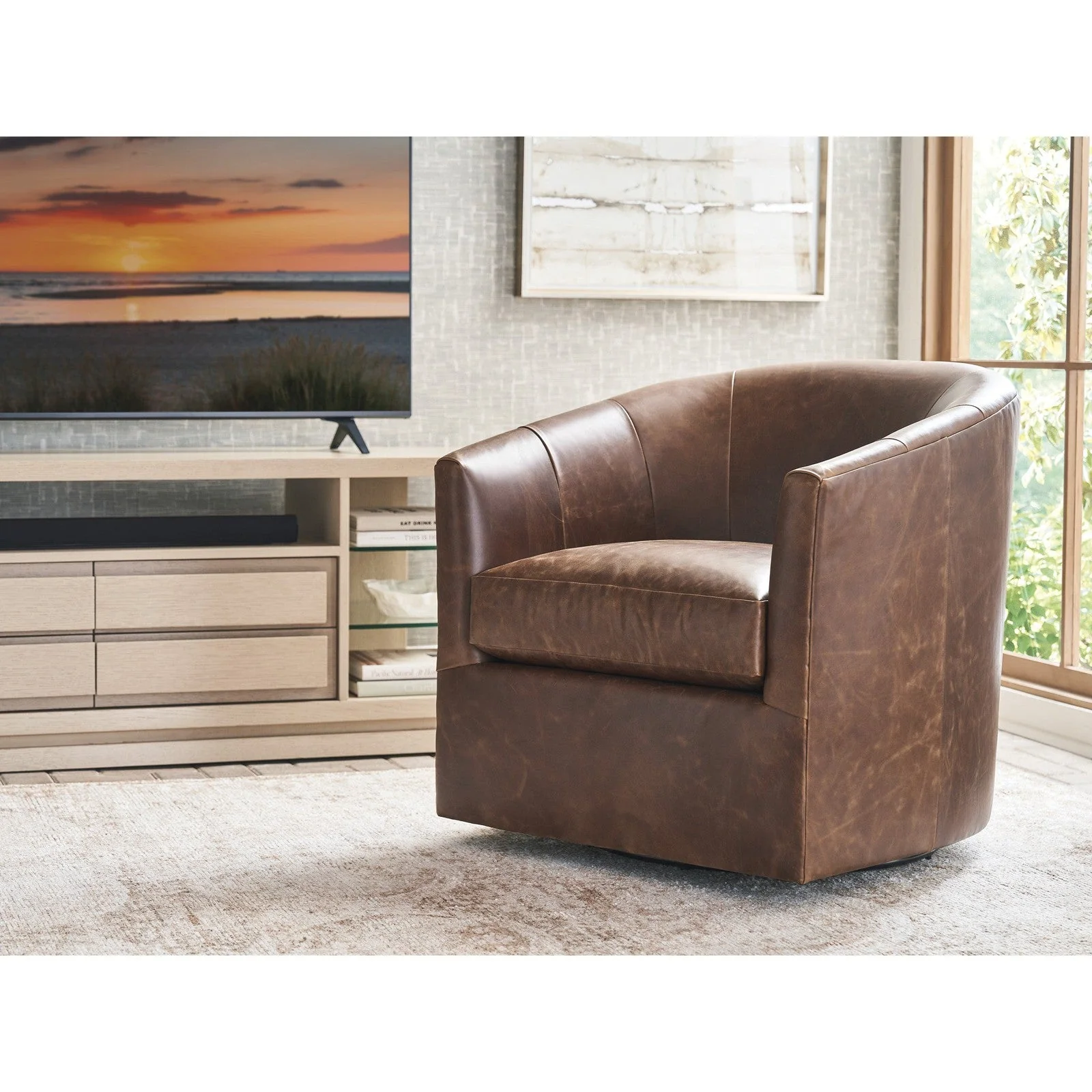 Tommy Bahama Home Sunset Key Candice Swivel Chair - Image 2