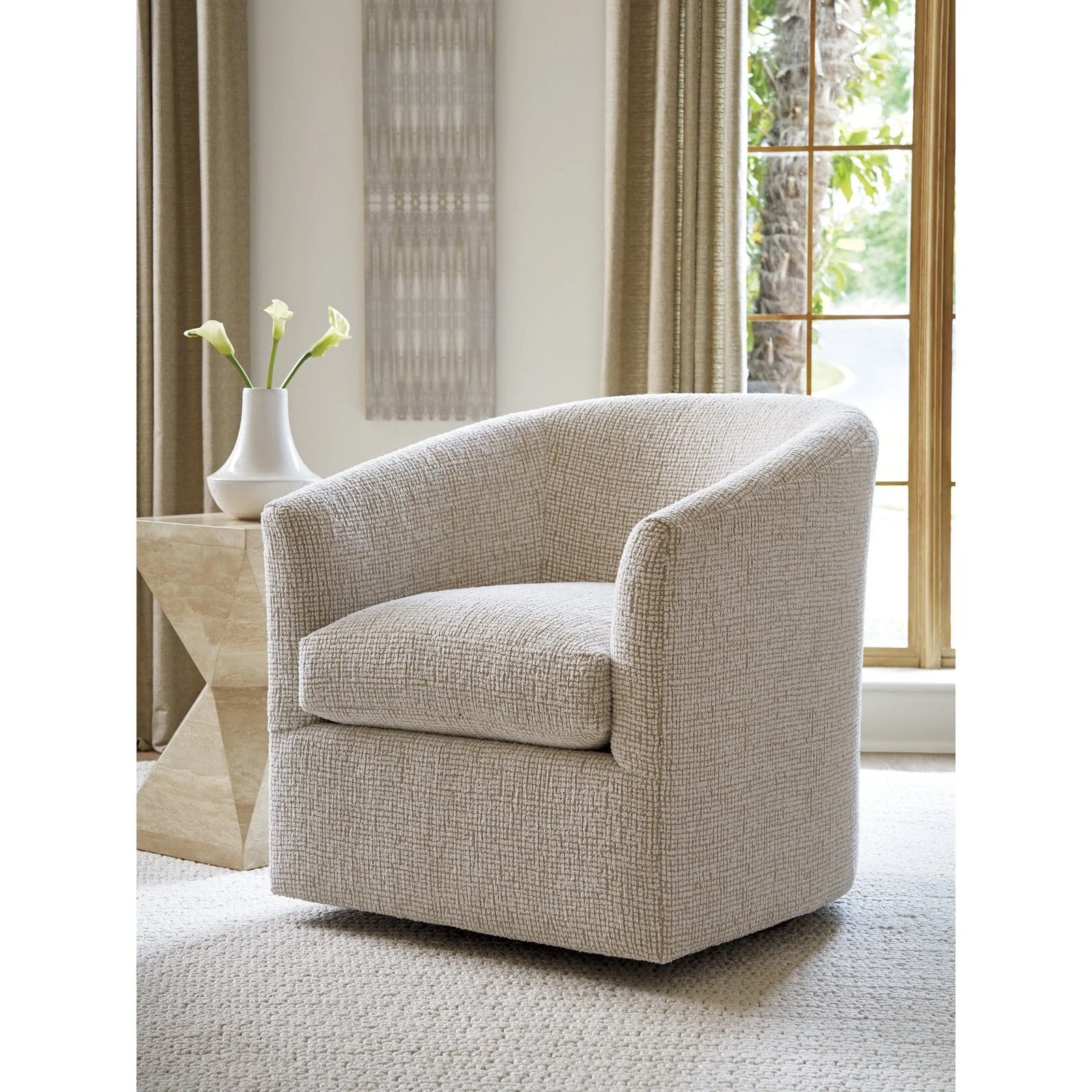 Tommy Bahama Home Sunset Key Candice Swivel Chair - Image 5