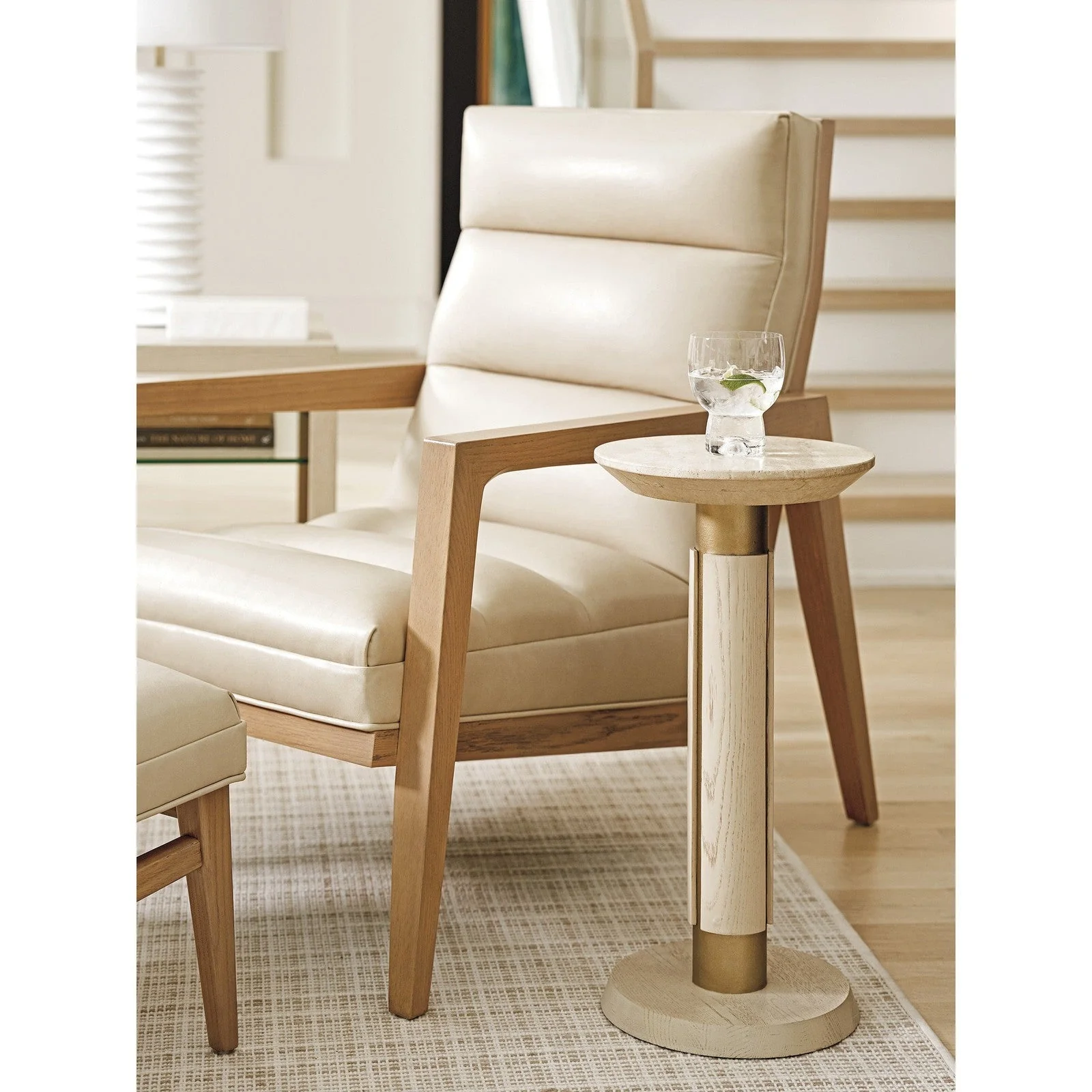 Tommy Bahama Home Sunset Key Carver Accent Table - Image 2