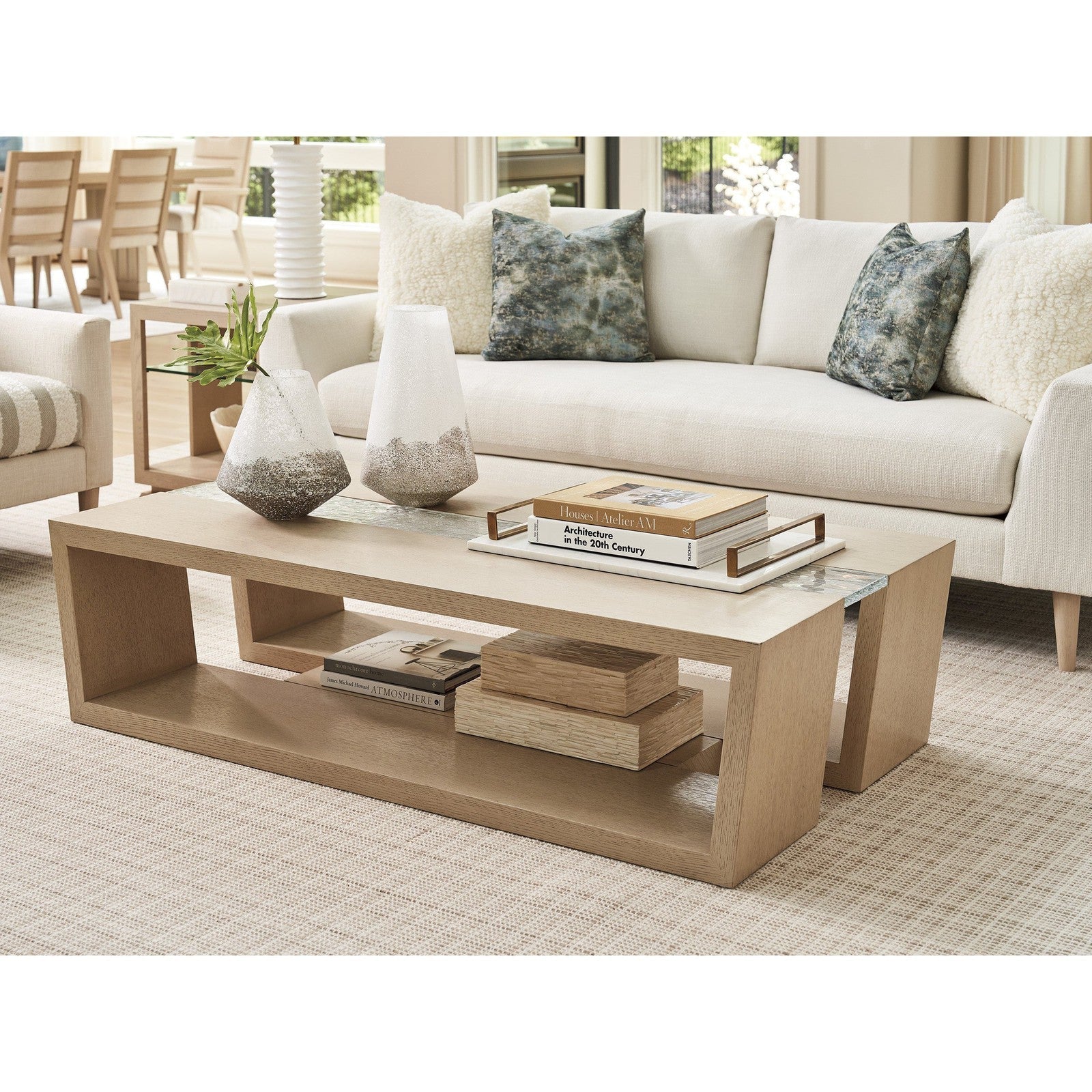 Tommy Bahama Home Sunset Key Fischer Rectangular Cocktail Table - Image 2
