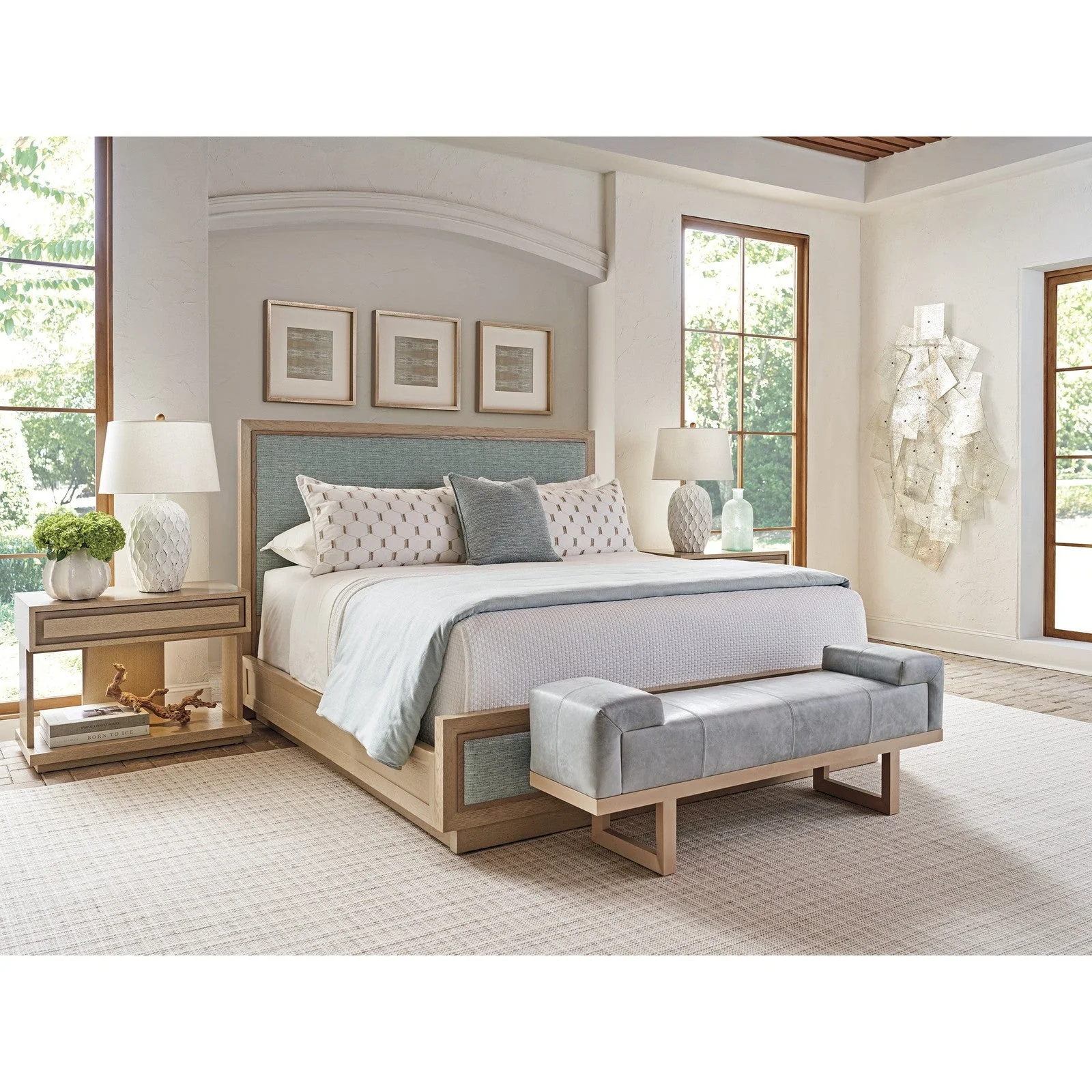 Tommy Bahama Home Sunset Key Grayson Upholstered Bed - Image 7