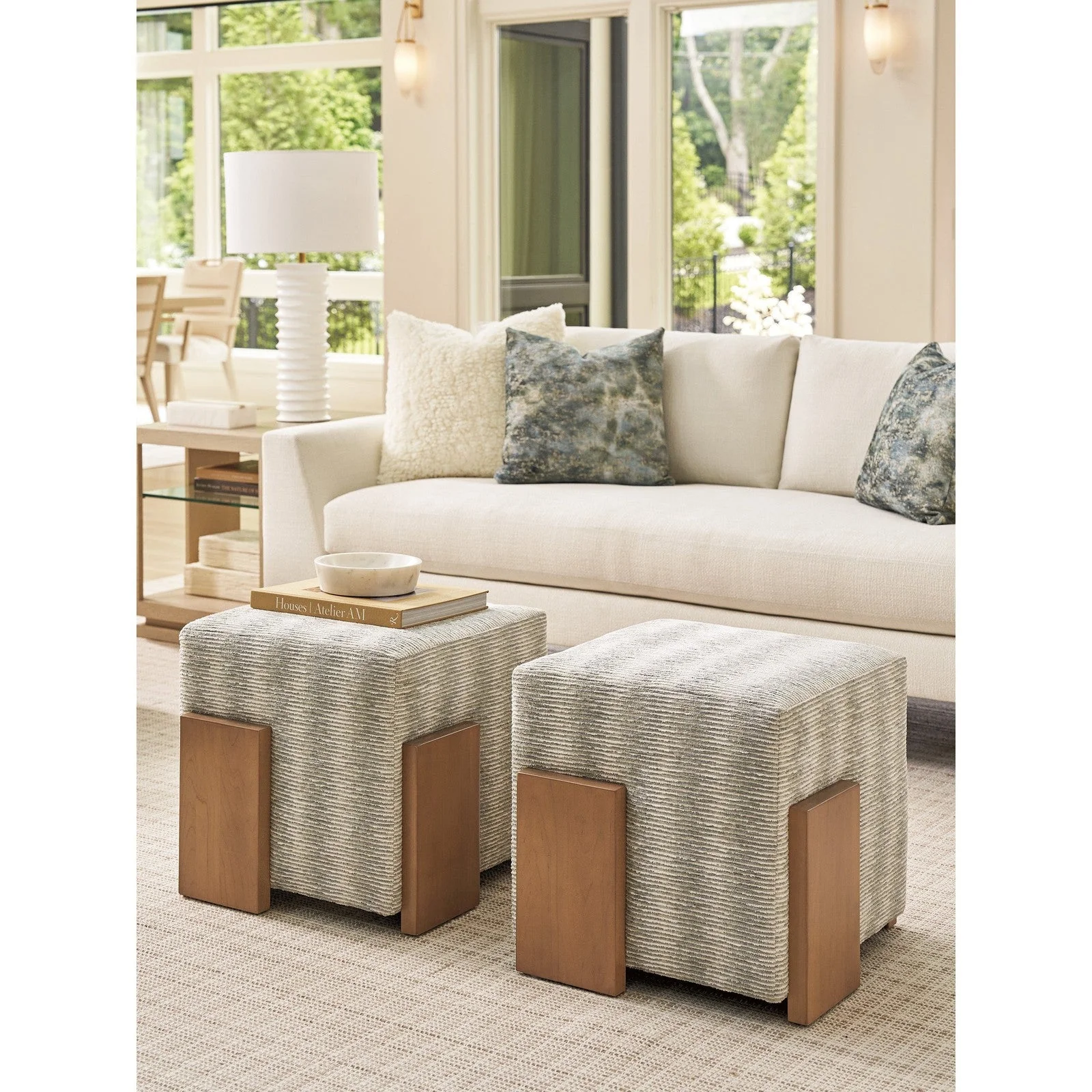 Tommy Bahama Home Sunset Key Hamden Ottoman - Image 2