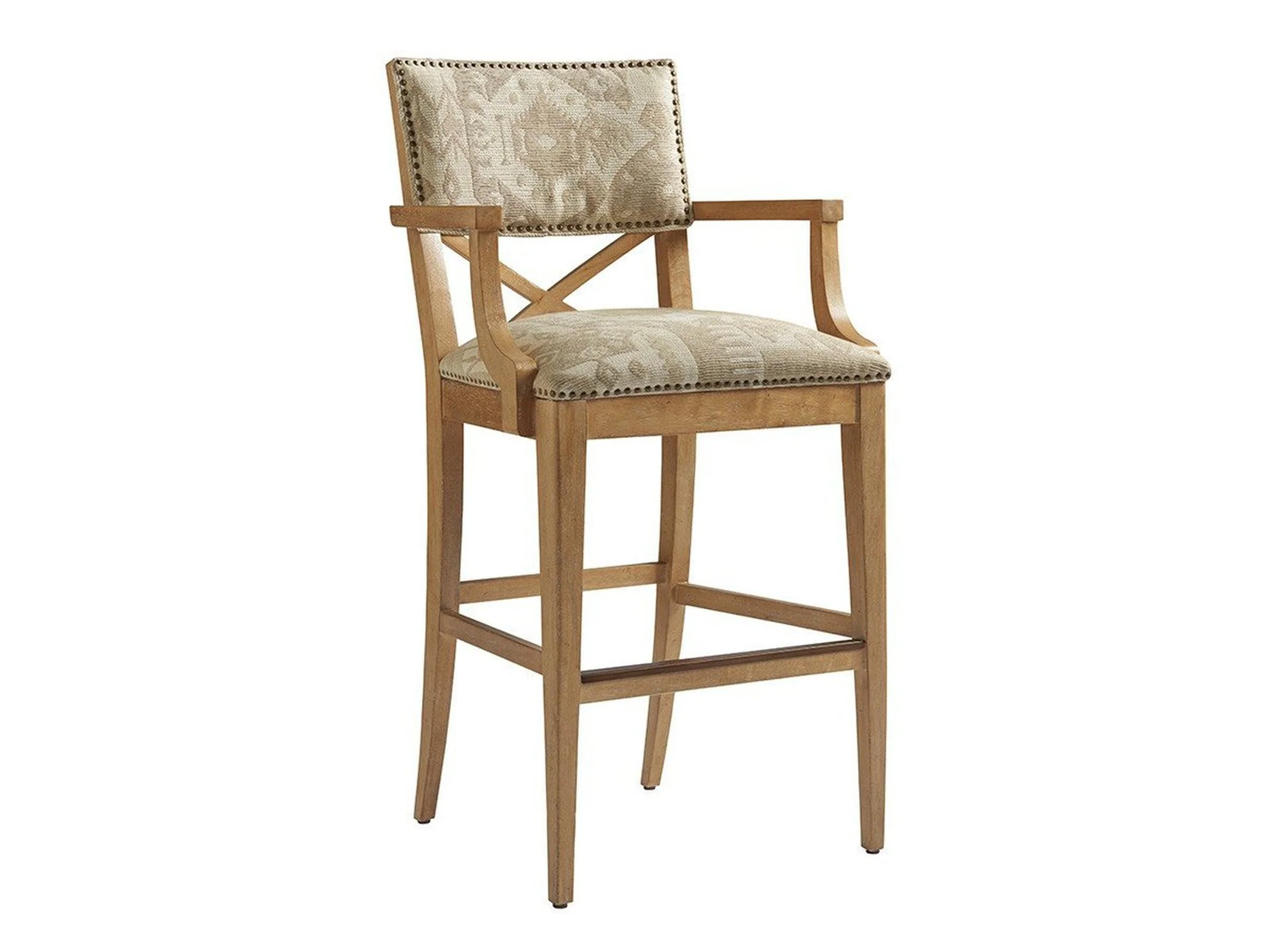 Tommy Bahama Home Sutherland Upholstered Bar Stool Customizable - Image 3