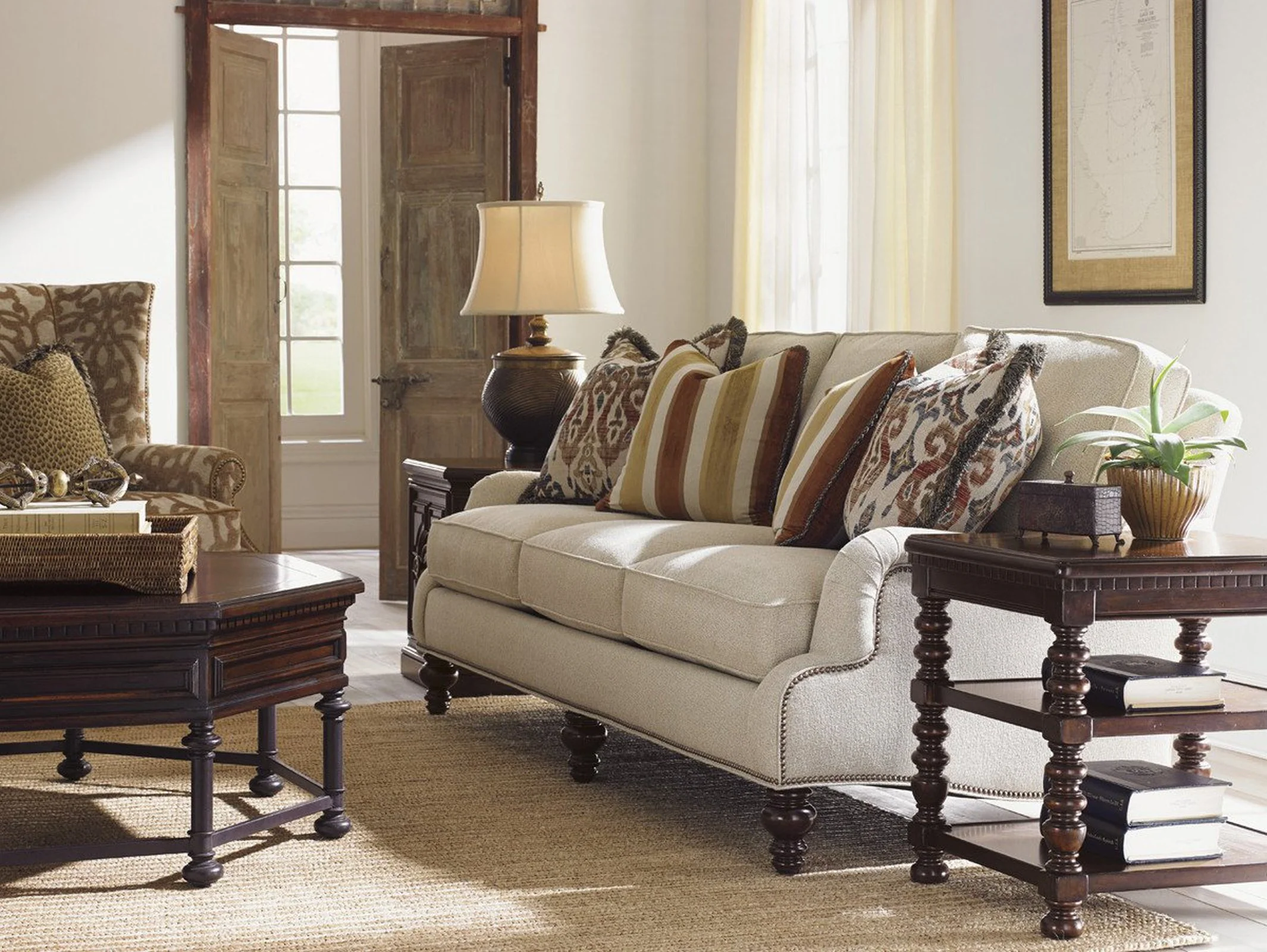 Tommy Bahama Home Tommy Bahama Upholstery Amelia Sofa - Image 3