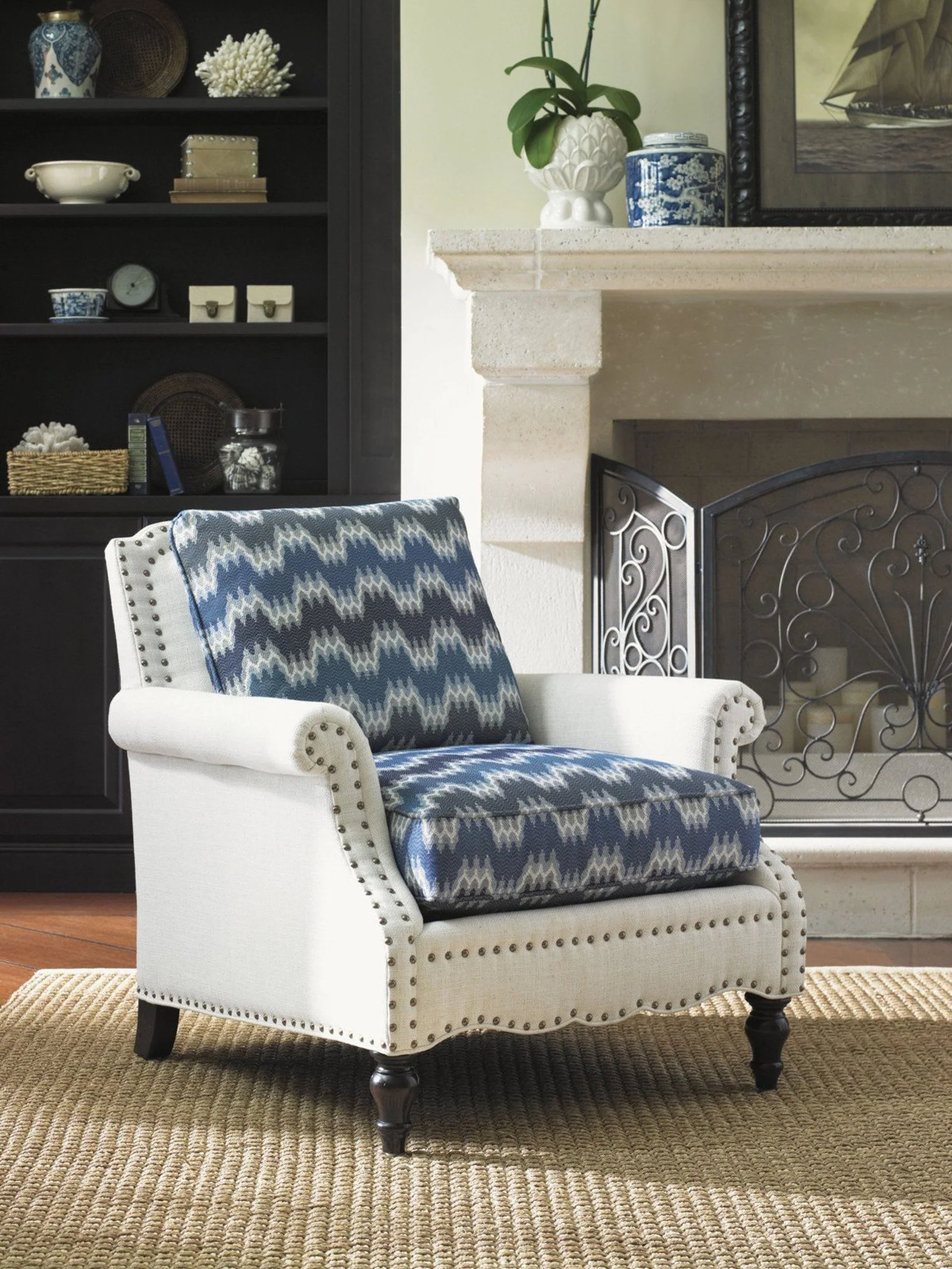 Tommy Bahama Home Tommy Bahama Upholstery Belgrave Chair - Image 3