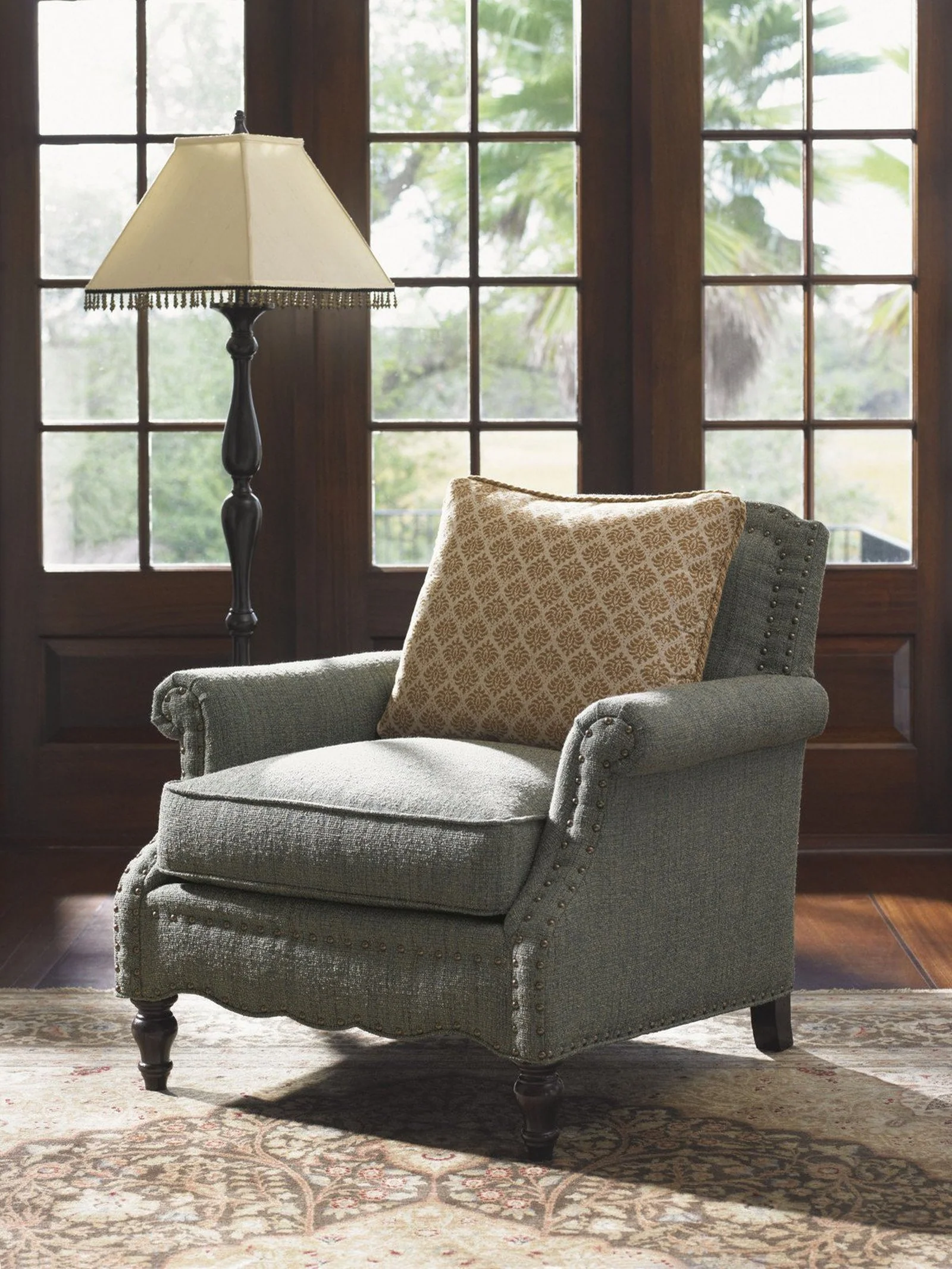 Tommy Bahama Home Tommy Bahama Upholstery Belgrave Chair - Image 4