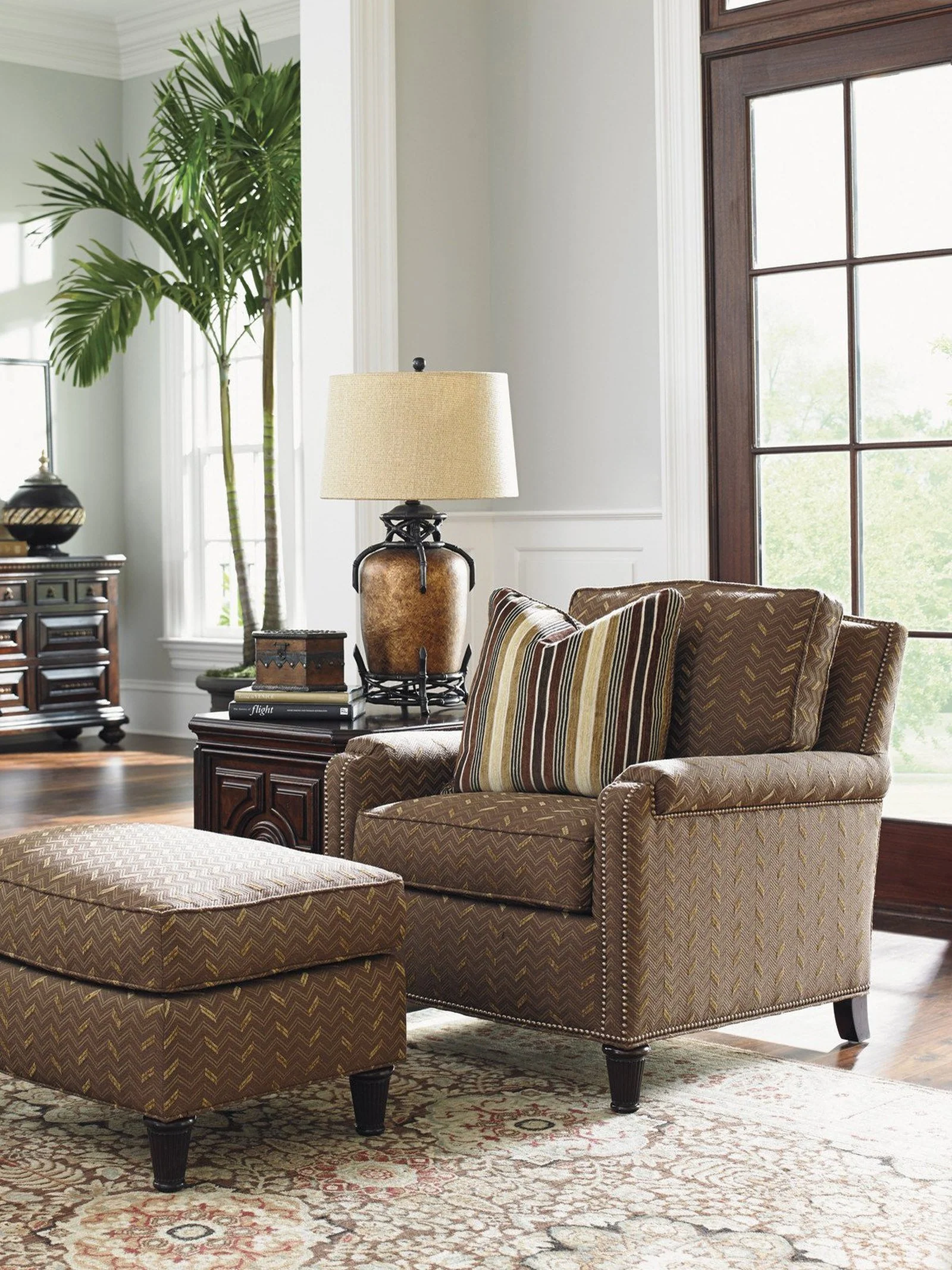 Tommy Bahama Home Tommy Bahama Upholstery Bishop Chair - Image 2