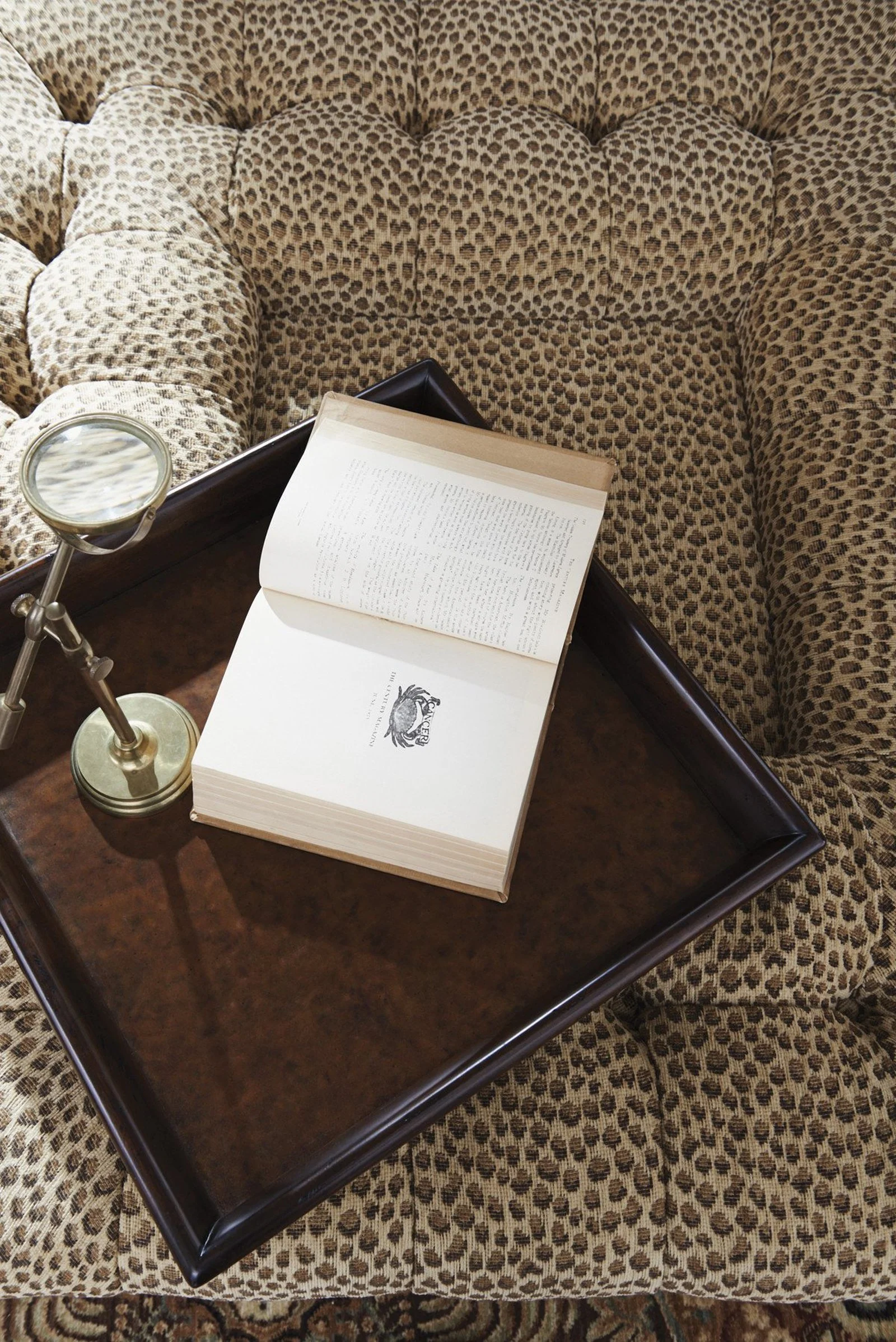 Tommy Bahama Home Tommy Bahama Upholstery Heather Cocktail Ottoman - Image 4