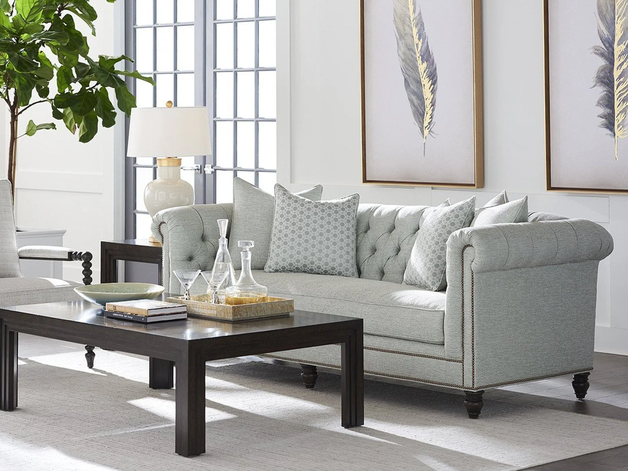 Tommy Bahama Home Tommy Bahama Upholstery Manchester Sofa - Image 3