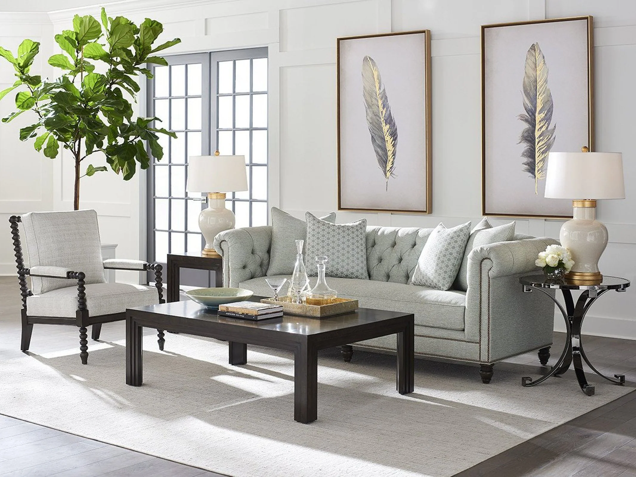Tommy Bahama Home Tommy Bahama Upholstery Manchester Sofa - Image 4
