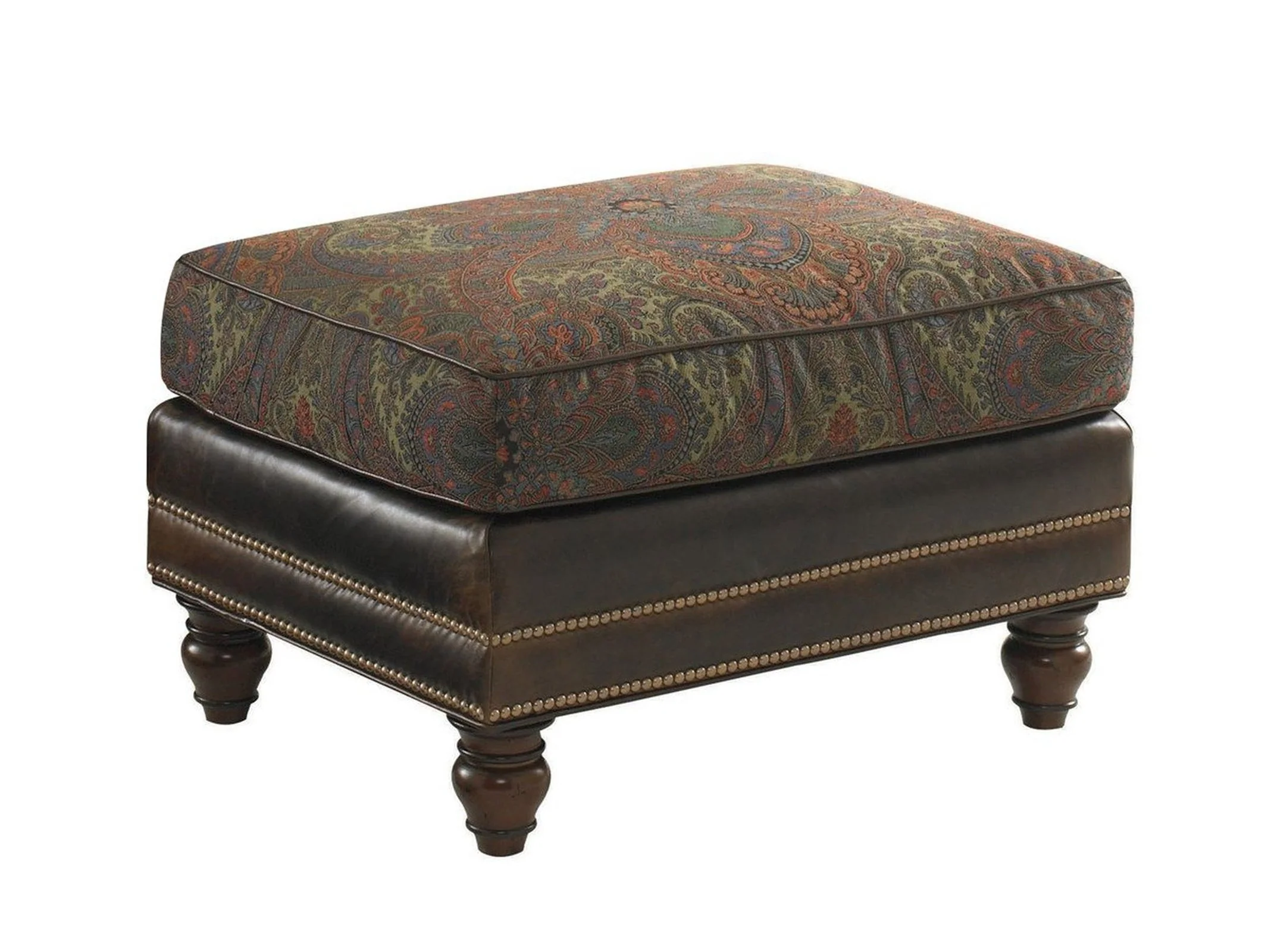 Tommy Bahama Home Tommy Bahama Upholstery Shoal Creek Ottoman - Image 4