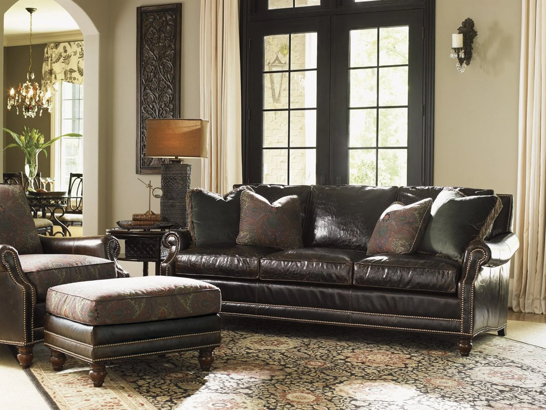 Tommy Bahama Home Tommy Bahama Upholstery Shoal Creek Sofa - Image 4