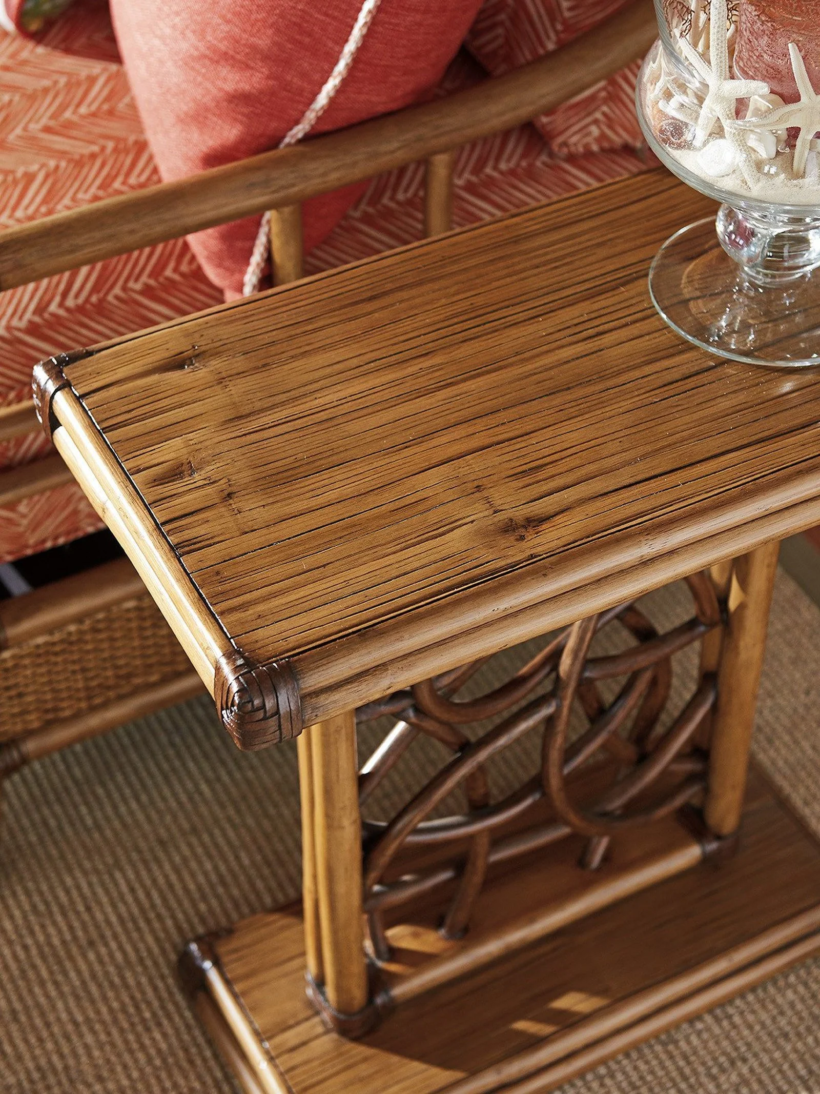 Tommy Bahama Home Twin Palms Angler Accent Table - Image 3