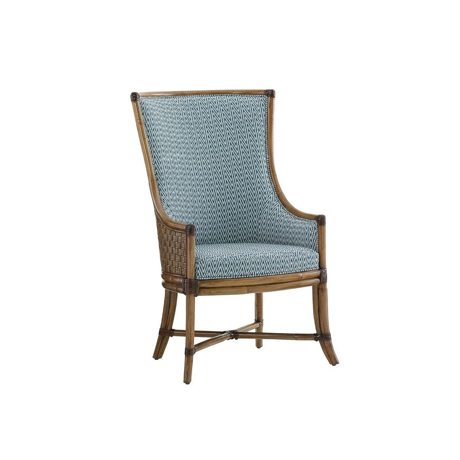 Tommy Bahama Home Twin Palms Balfour Host Arm Chair As Shown - Image 2