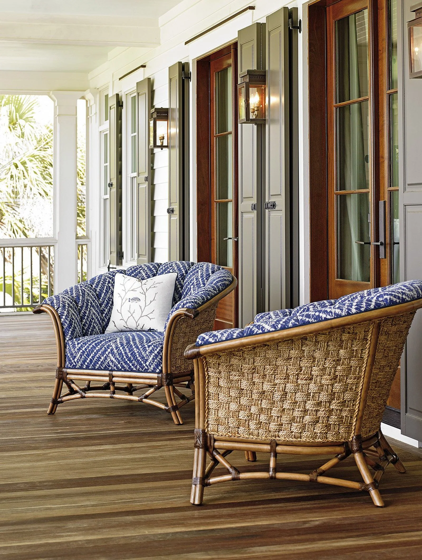 Tommy Bahama Home Twin Palms Chair - Image 4