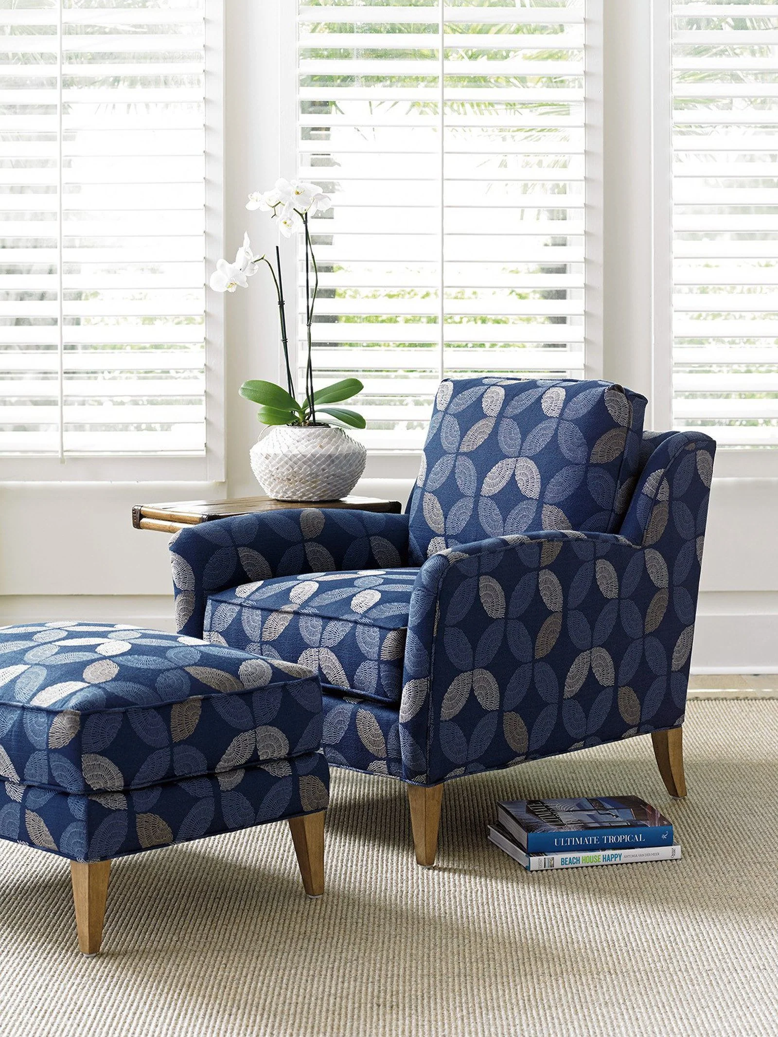 Tommy Bahama Home Twin Palms Coconut Grove Chair - Image 2