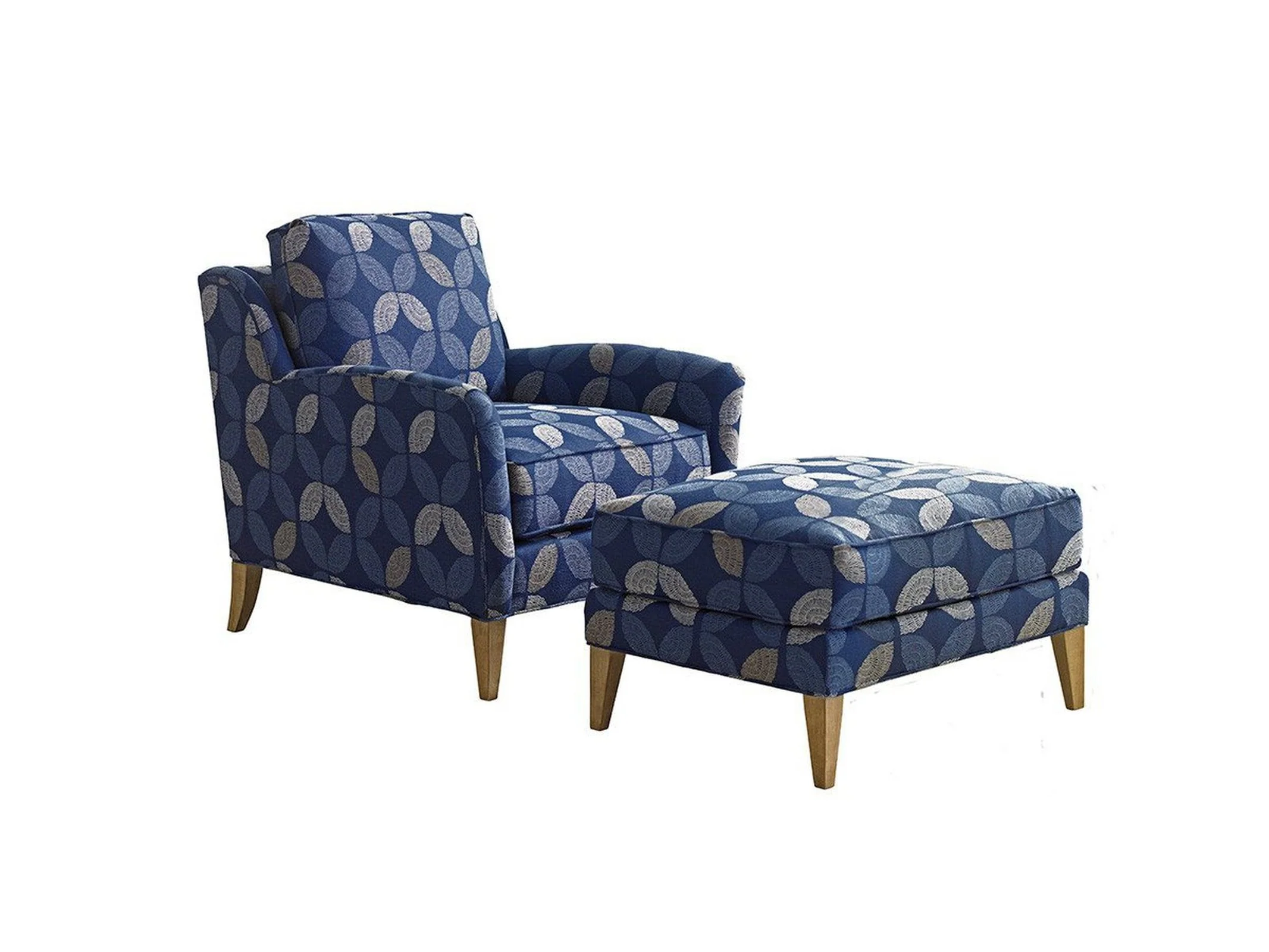 Tommy Bahama Home Twin Palms Coconut Grove Ottoman - Image 3