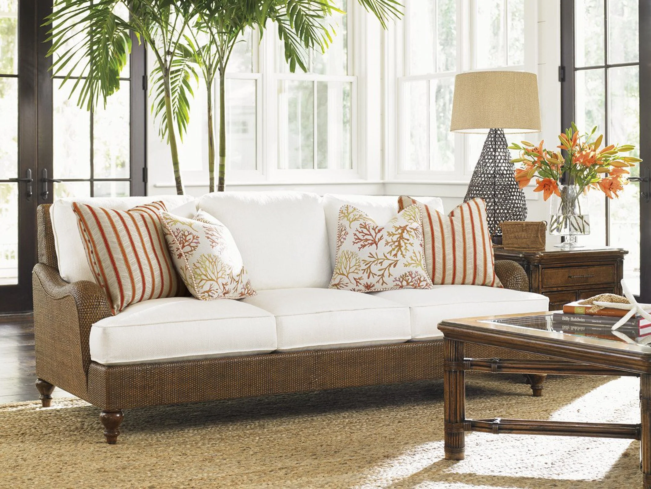 Tommy Bahama Home Twin Palms Harborside Sofa - Image 2